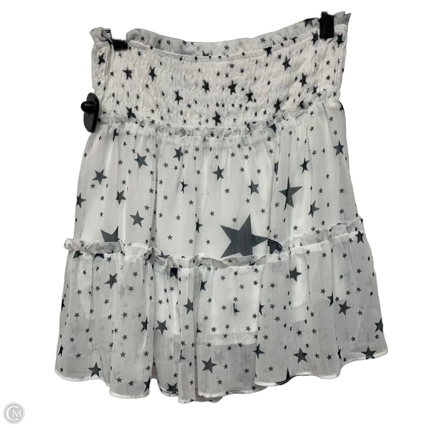 Skirt Mini & Short By Storia In Black & White, Size: L