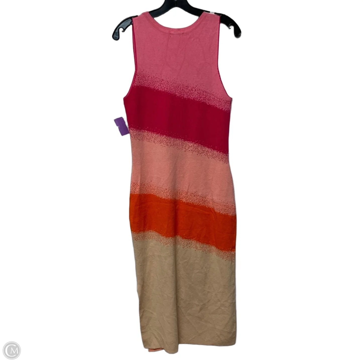 Dress Casual Midi By Cache In Pink, Size: S