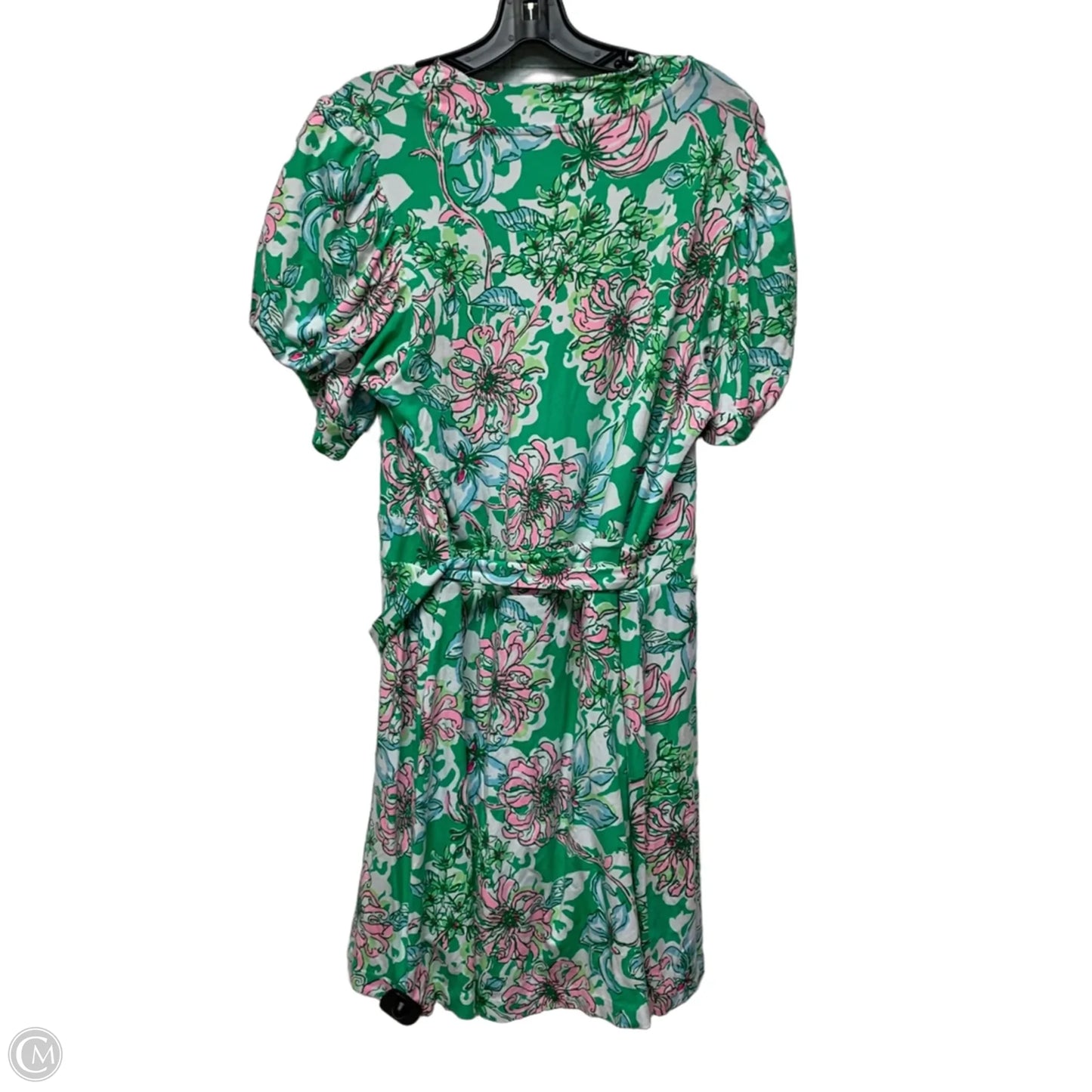 Dress Designer By Lilly Pulitzer In Green & Pink, Size: Xl