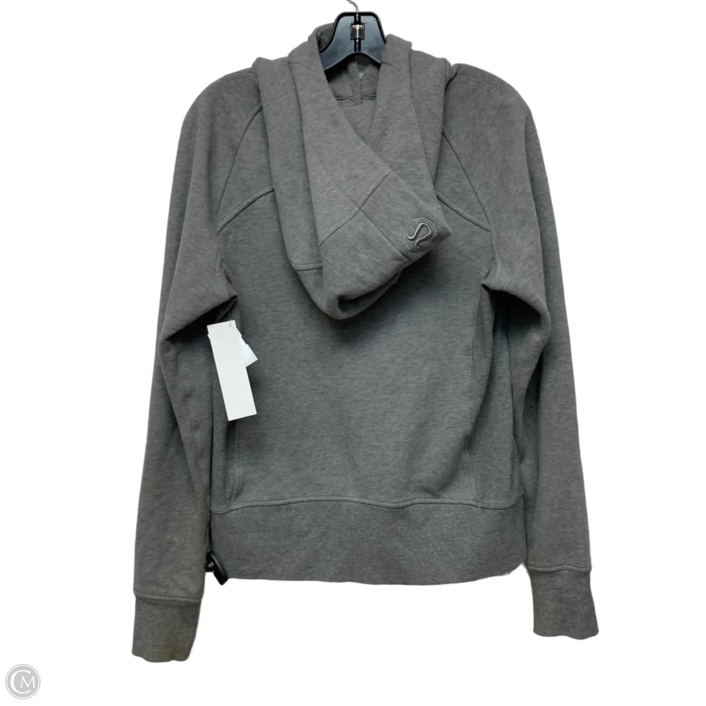 Athletic Jacket By Lululemon In Grey, Size: L