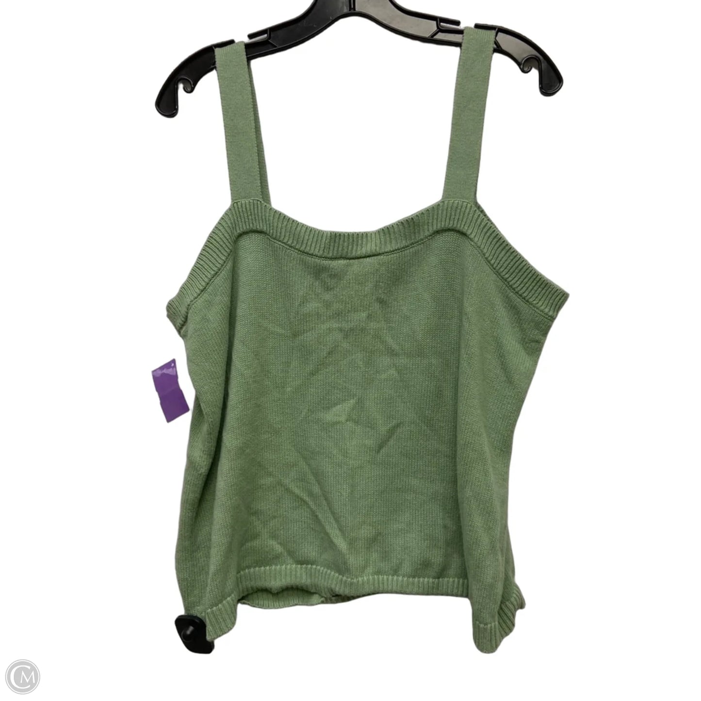 Top Sleeveless By Loft In Green, Size: Xl