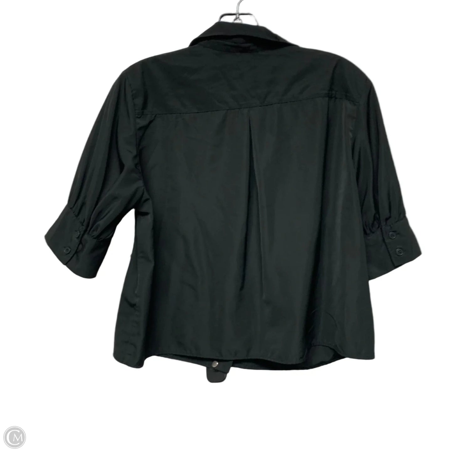 Top Short Sleeve By Zara In Black, Size: M