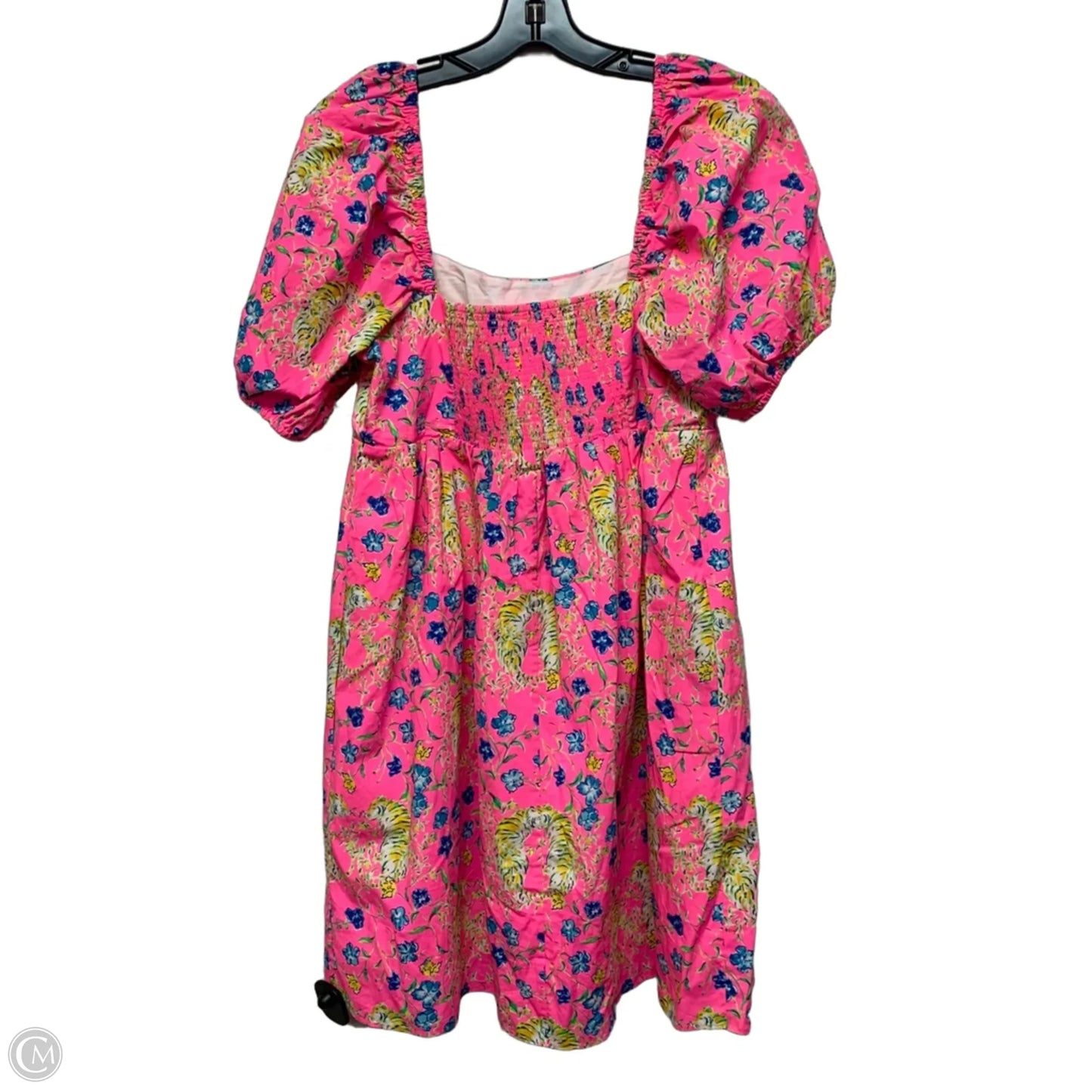 Dress Designer By Lilly Pulitzer In Pink & Yellow, Size: M