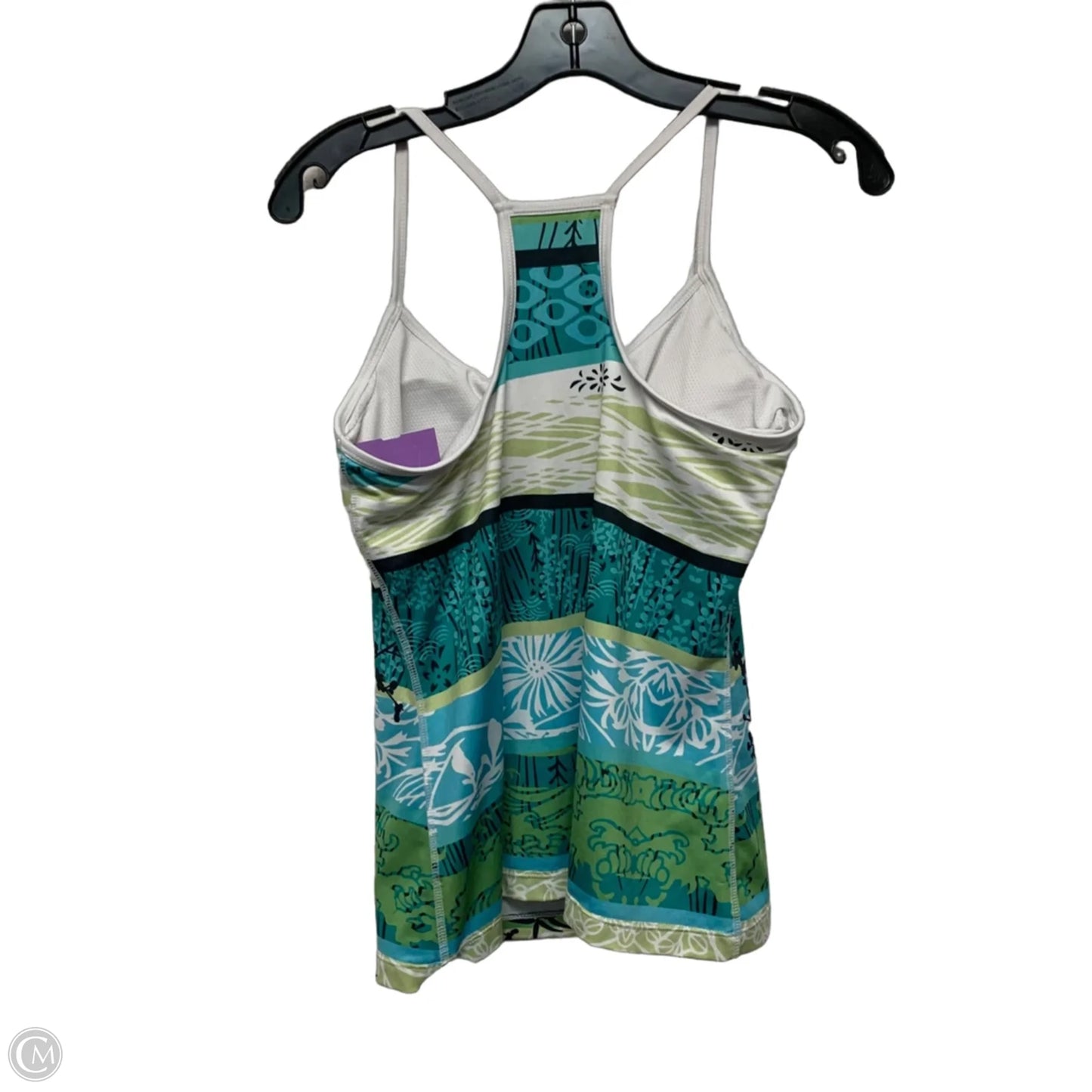 Athletic Tank Top By Athleta In Blue & Green, Size: M