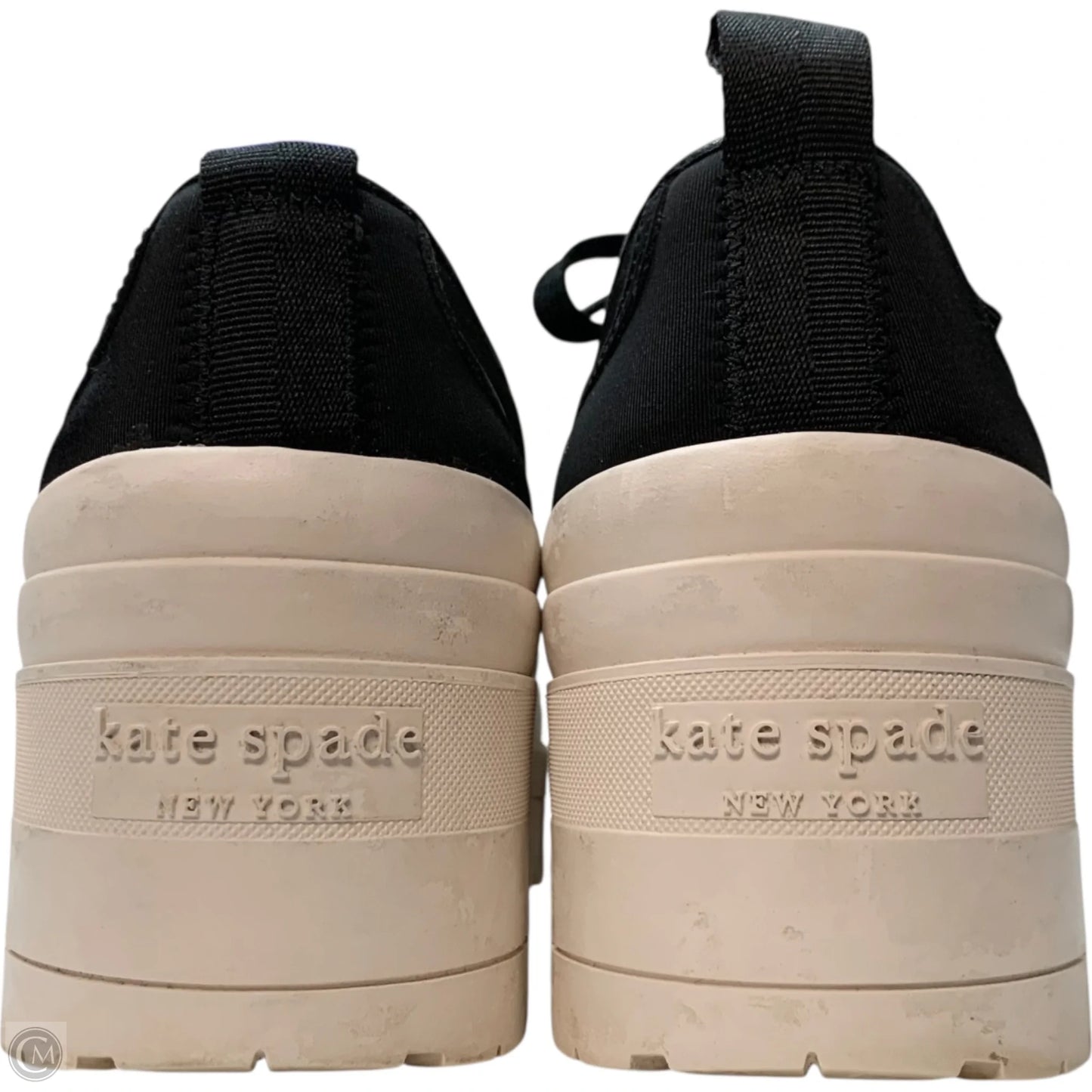 Shoes Designer By Kate Spade In Black & White, Size: 9
