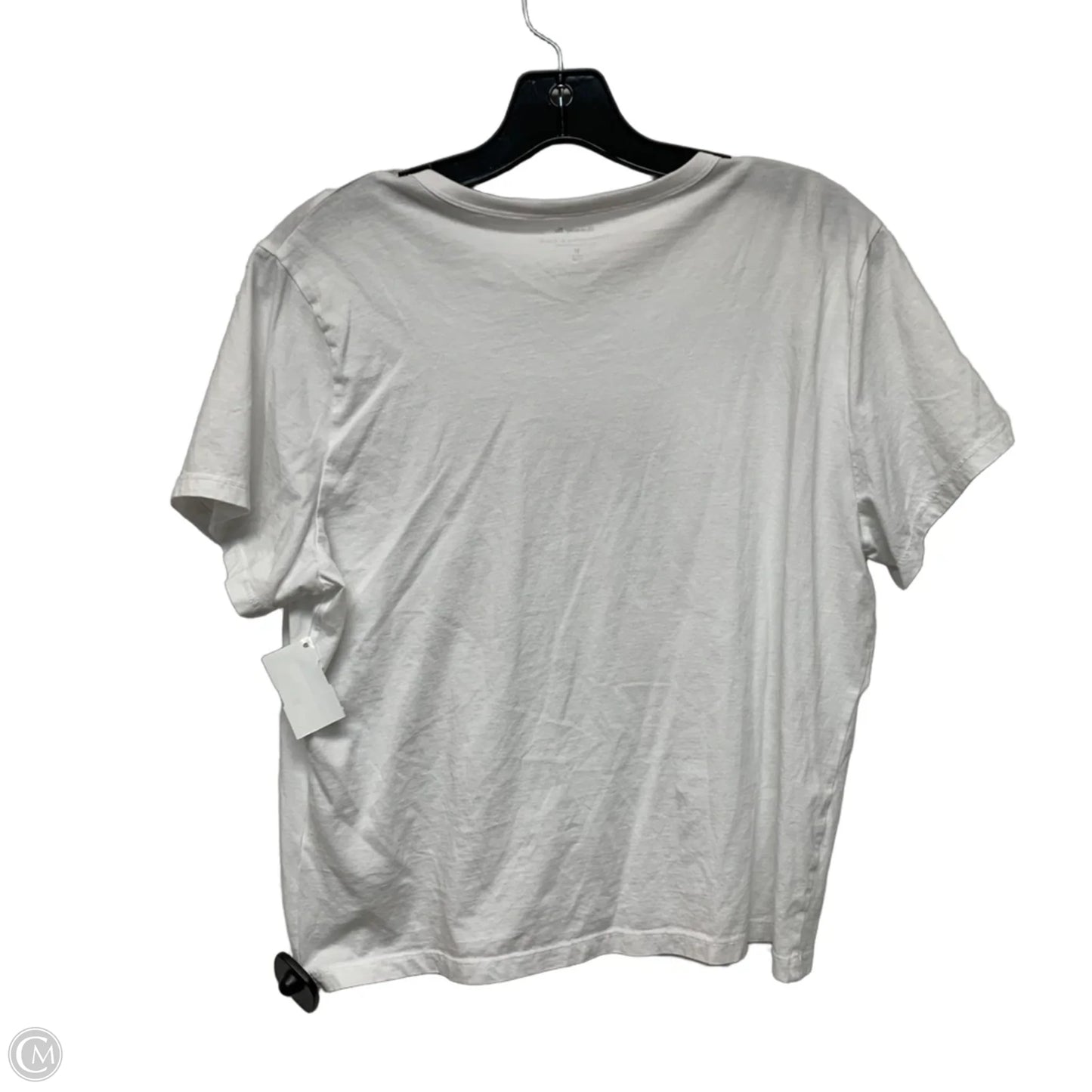 Top Short Sleeve By Abercrombie And Fitch In White, Size: M