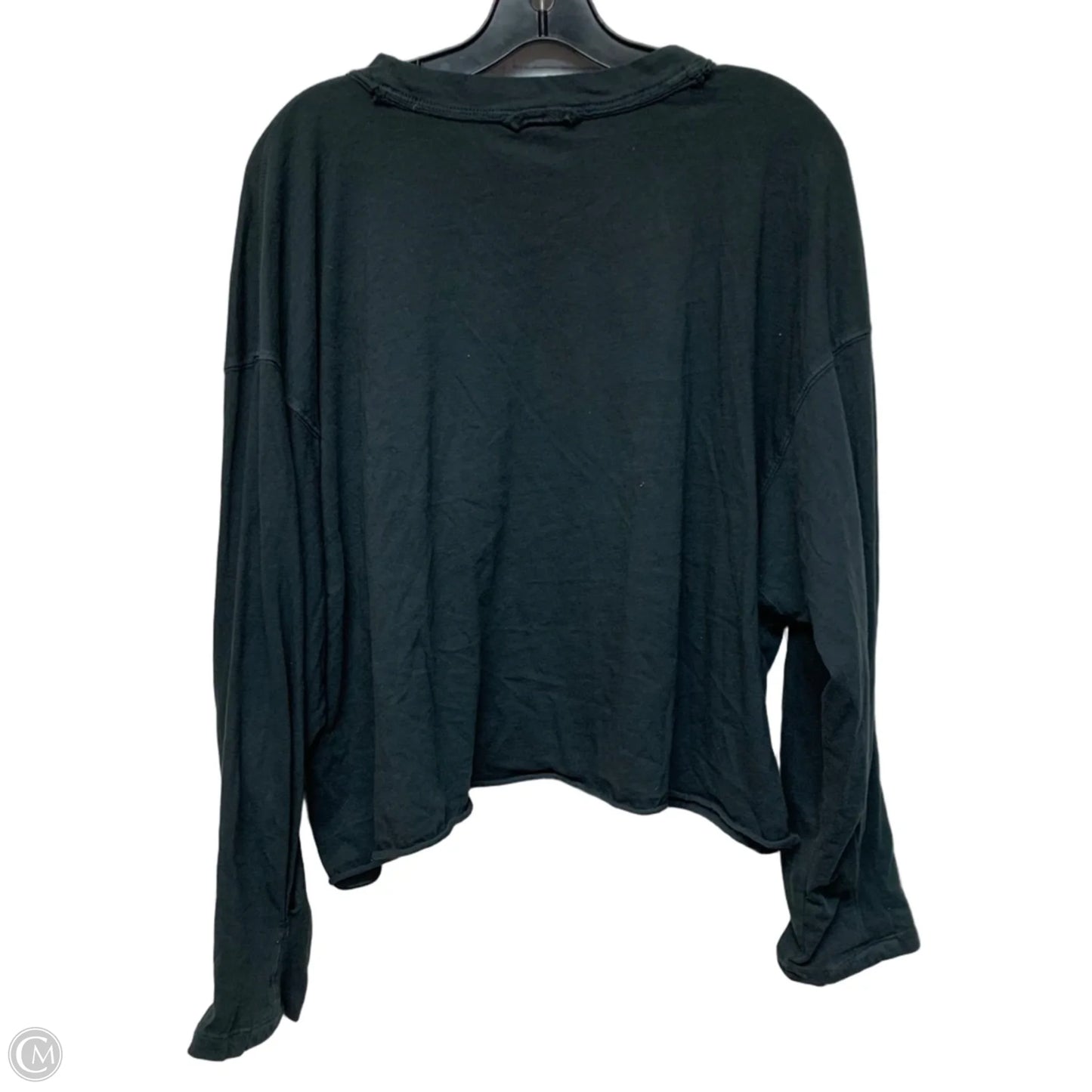 Athletic Top Long Sleeve Crewneck By Free People In Grey, Size: M