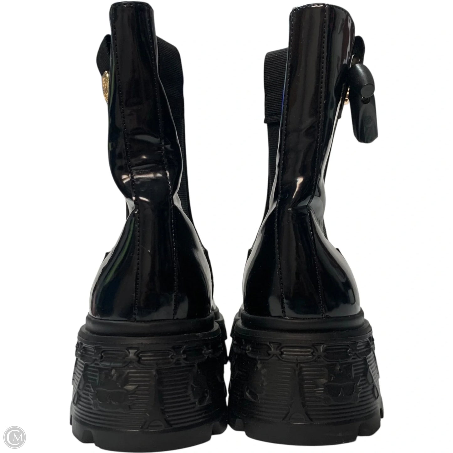 Boots Designer By Karl Lagerfeld In Black, Size: 8.5