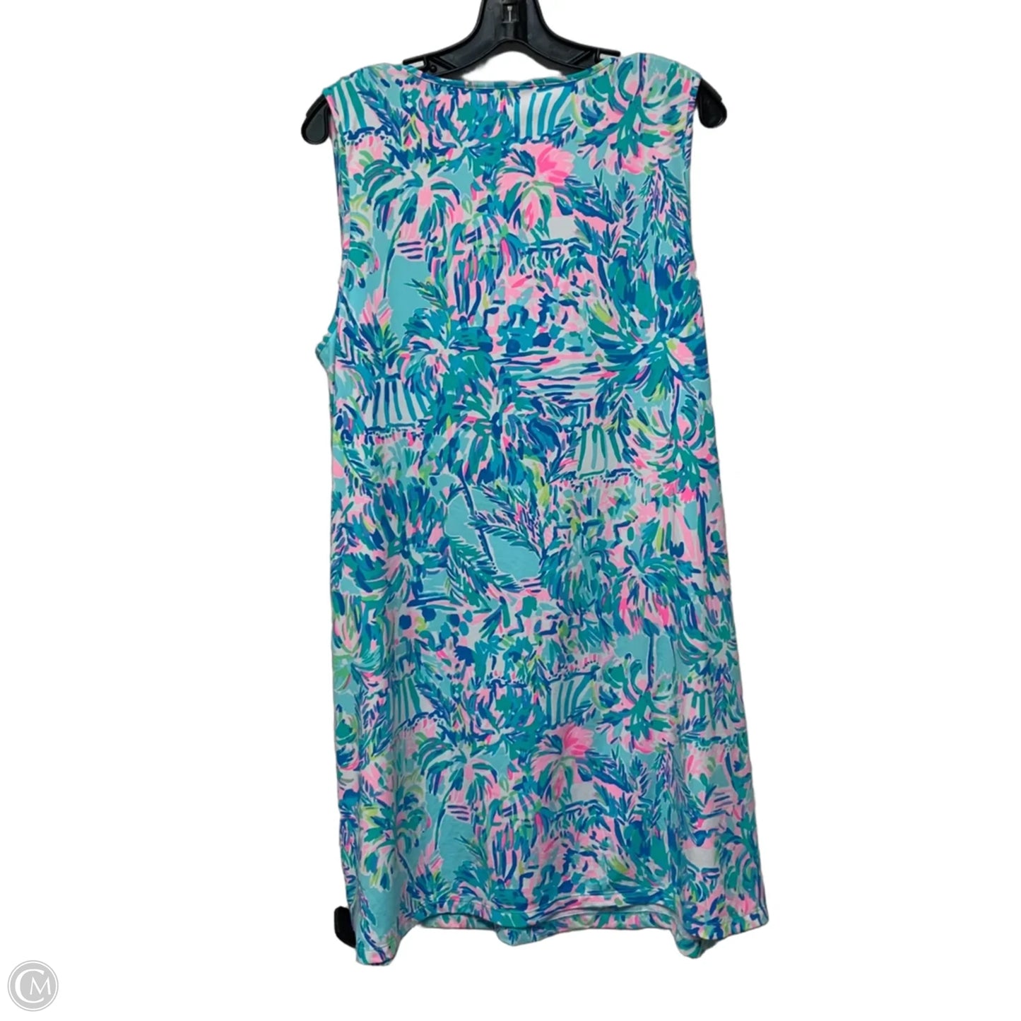 Dress Designer By Lilly Pulitzer In Blue & Pink, Size: Xl