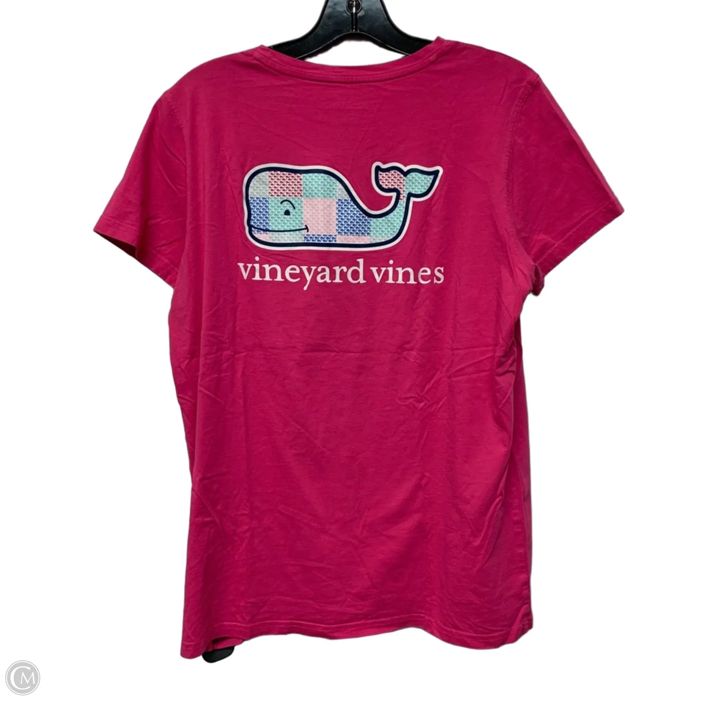 Top Short Sleeve By Vineyard Vines In Pink, Size: L