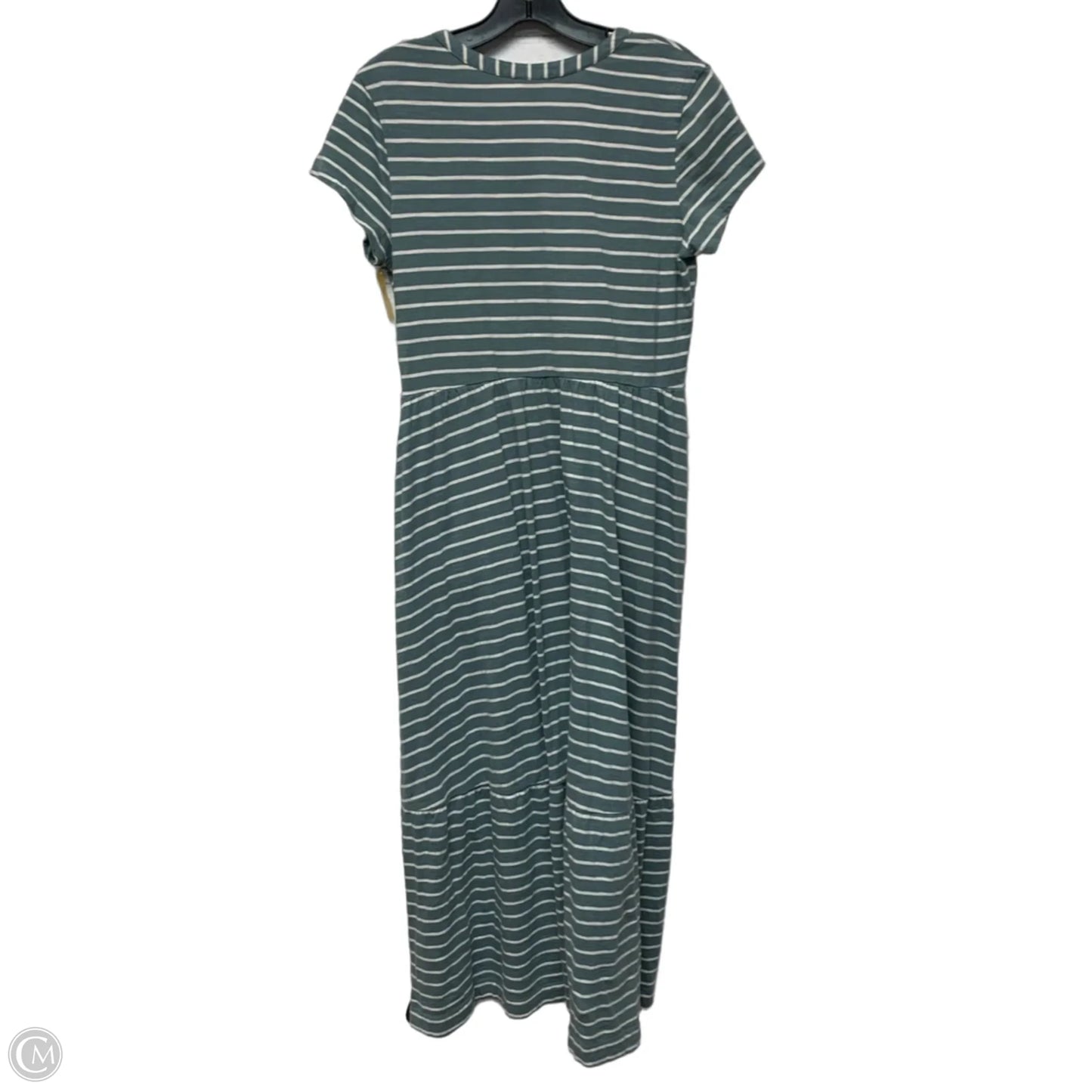 Dress Casual Maxi By Pact In Blue & White, Size: M