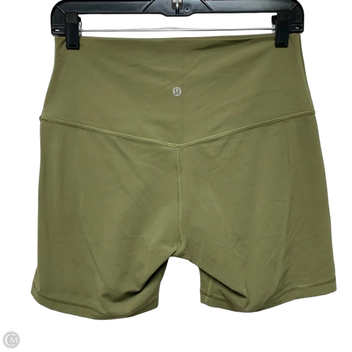 Athletic Shorts By Lululemon In Green, Size: M