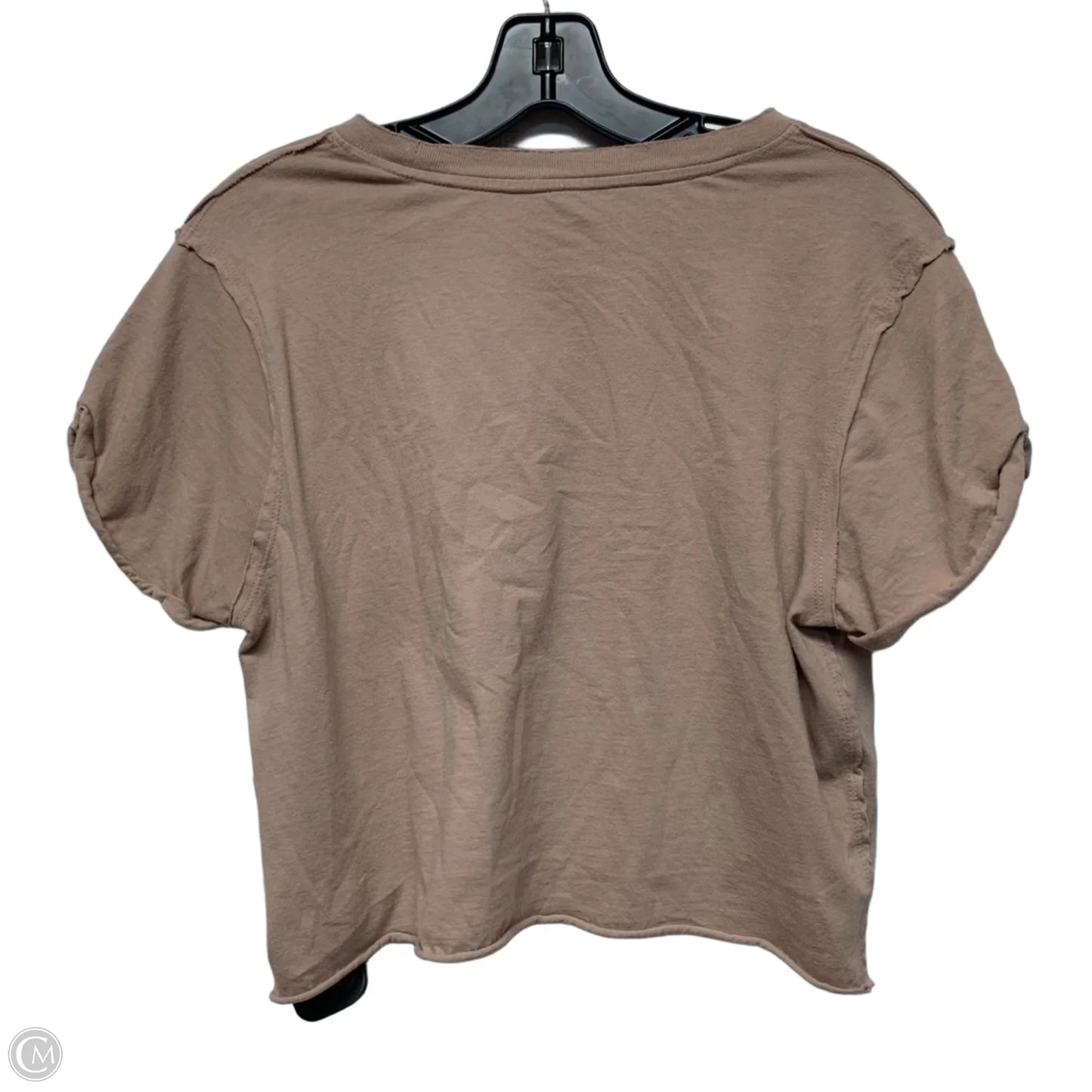 Top Short Sleeve Basic By We The Free In Tan, Size: M
