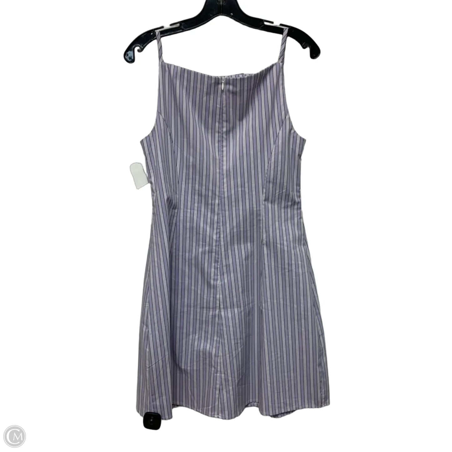 Dress Casual Short By Exquise In Purple & White, Size: S