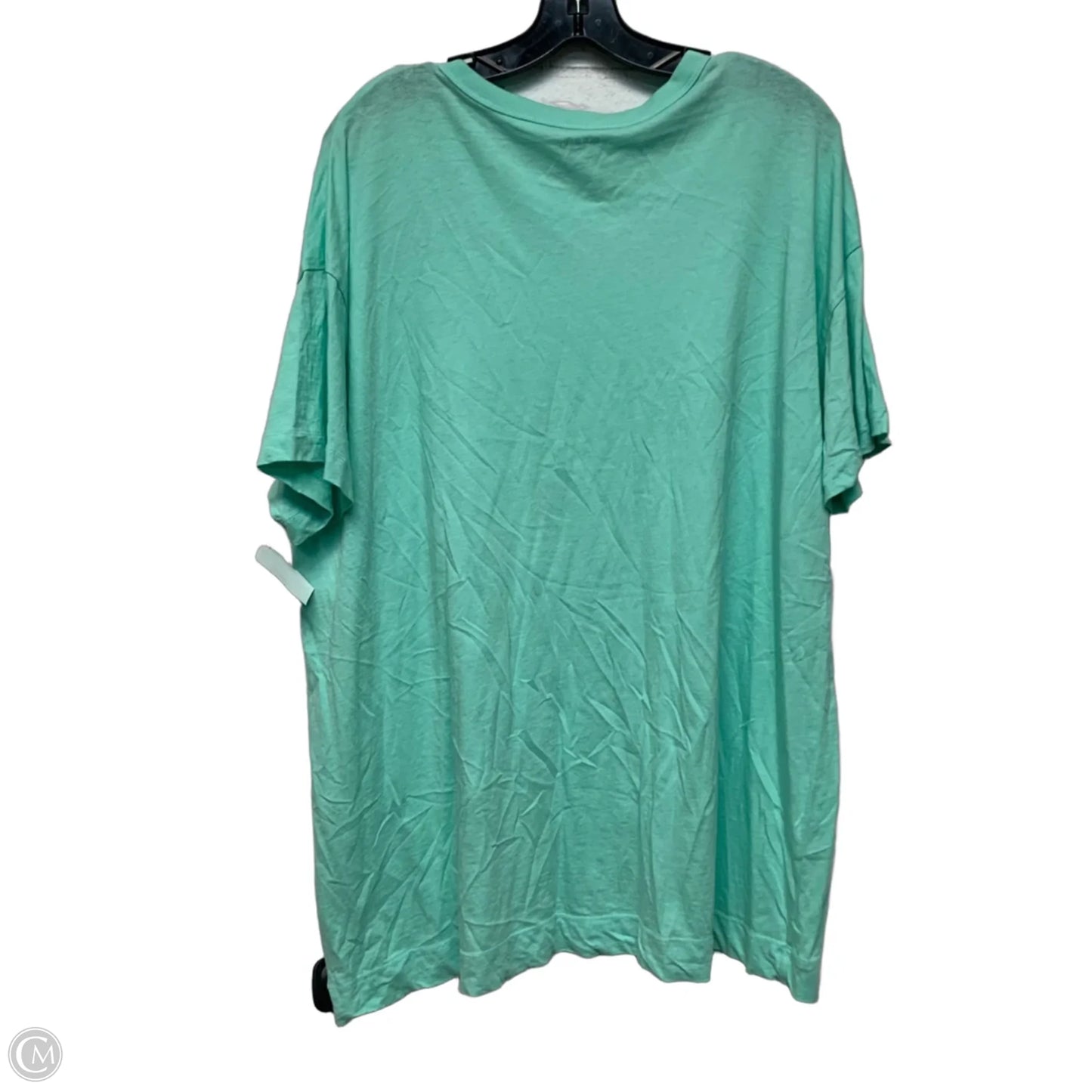 Top Short Sleeve Basic By Old Navy In Teal, Size: Xl