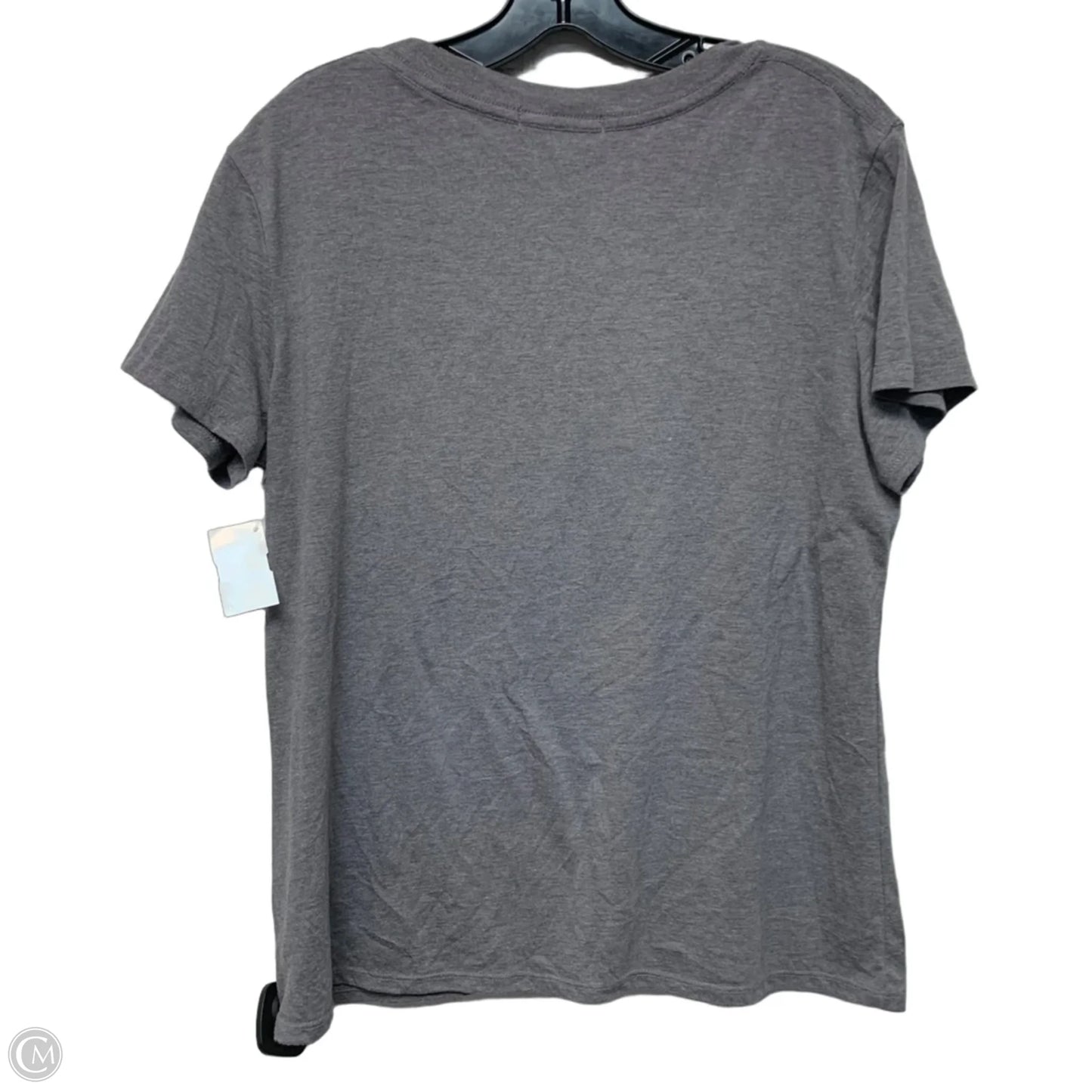 Top Short Sleeve By Clothes Mentor In Grey, Size: M