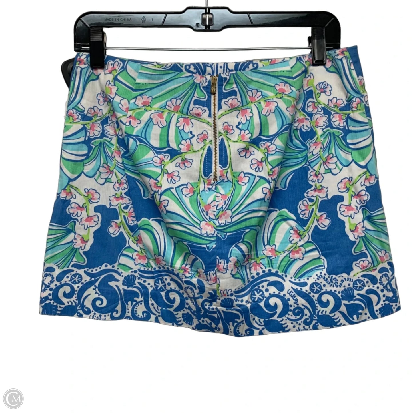 Skirt Designer By Lilly Pulitzer In Blue & Green, Size: S