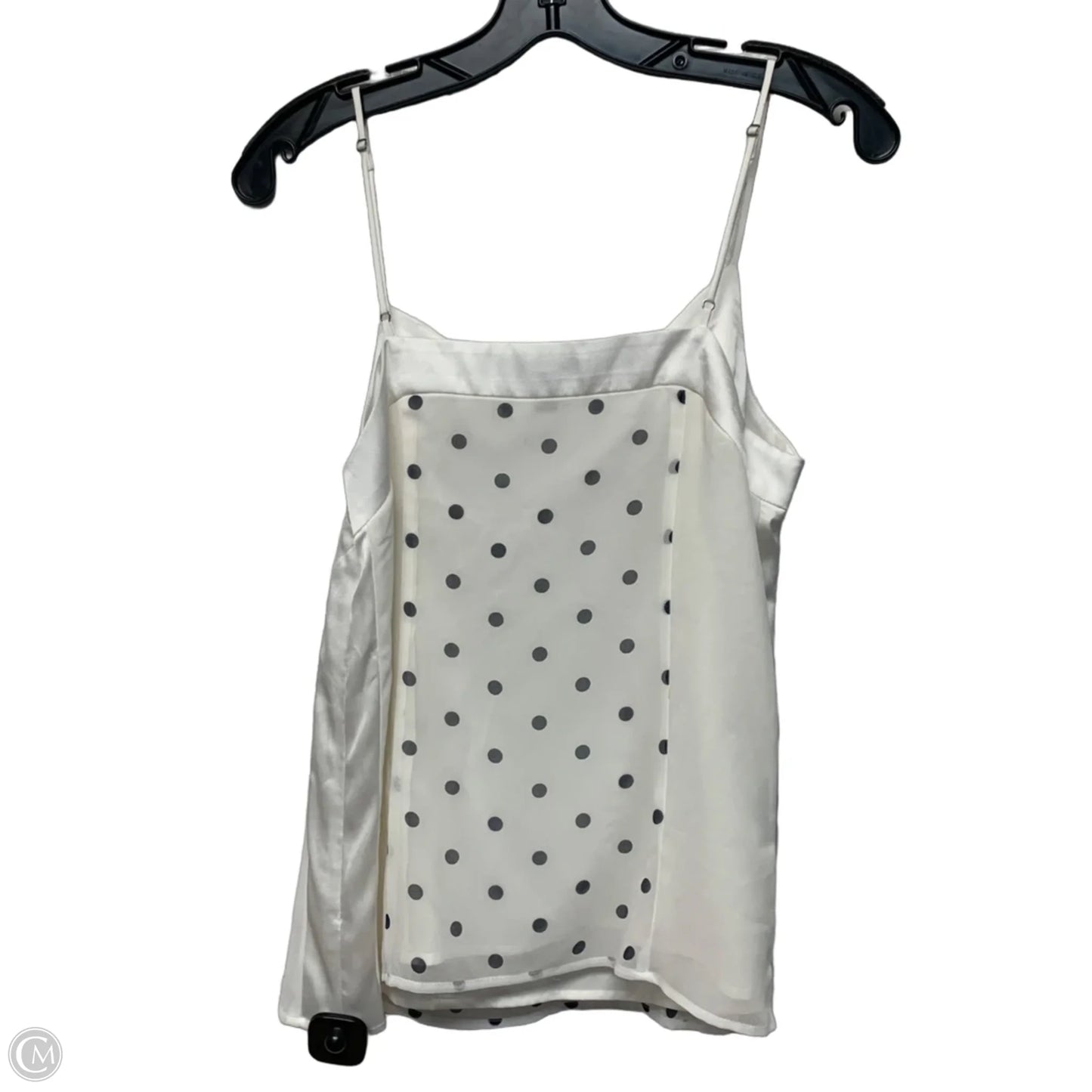 Blouse Sleeveless By Banana Republic In Polkadot Pattern, Size: S