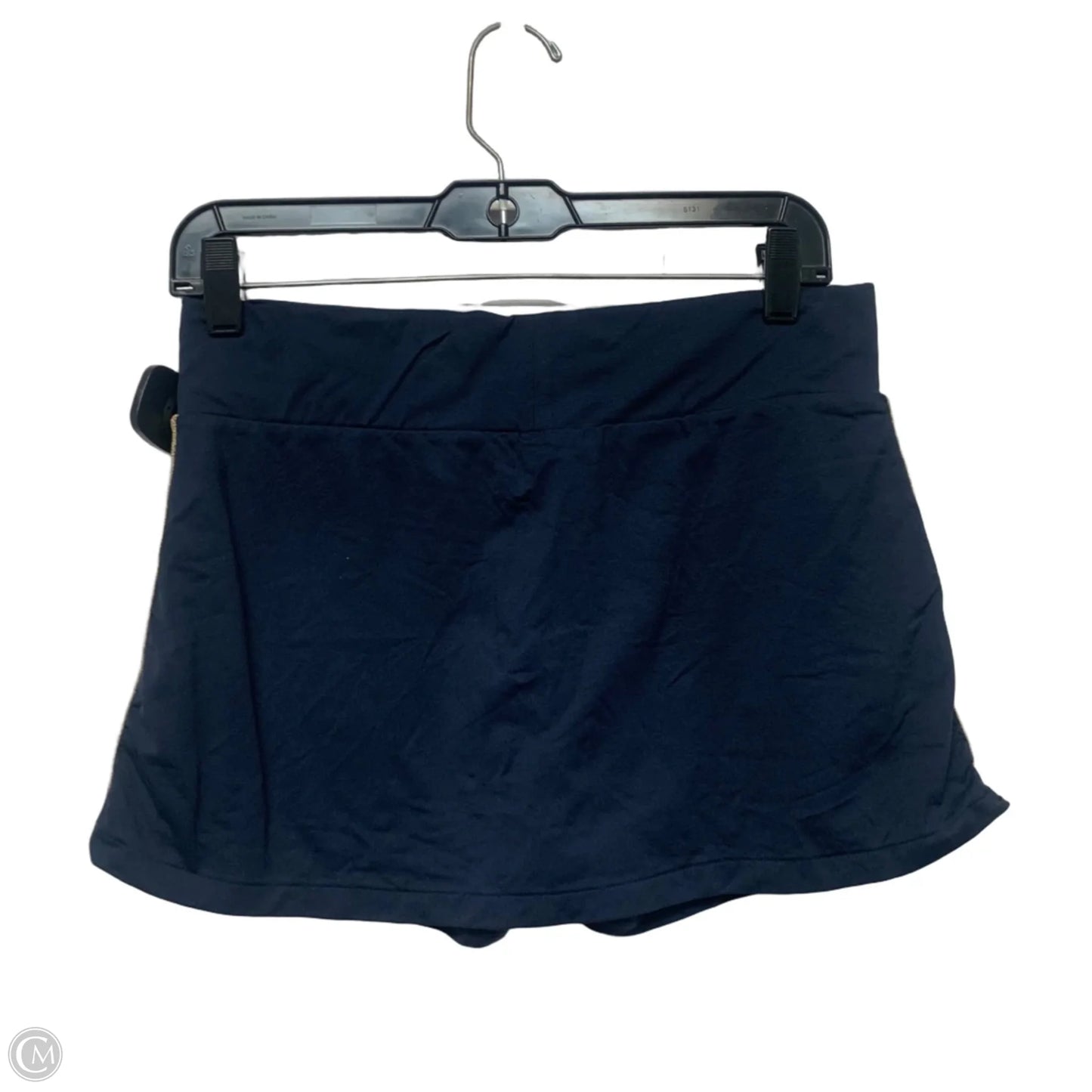 Athletic Skort By Ralph Lauren In Blue & Gold, Size: M