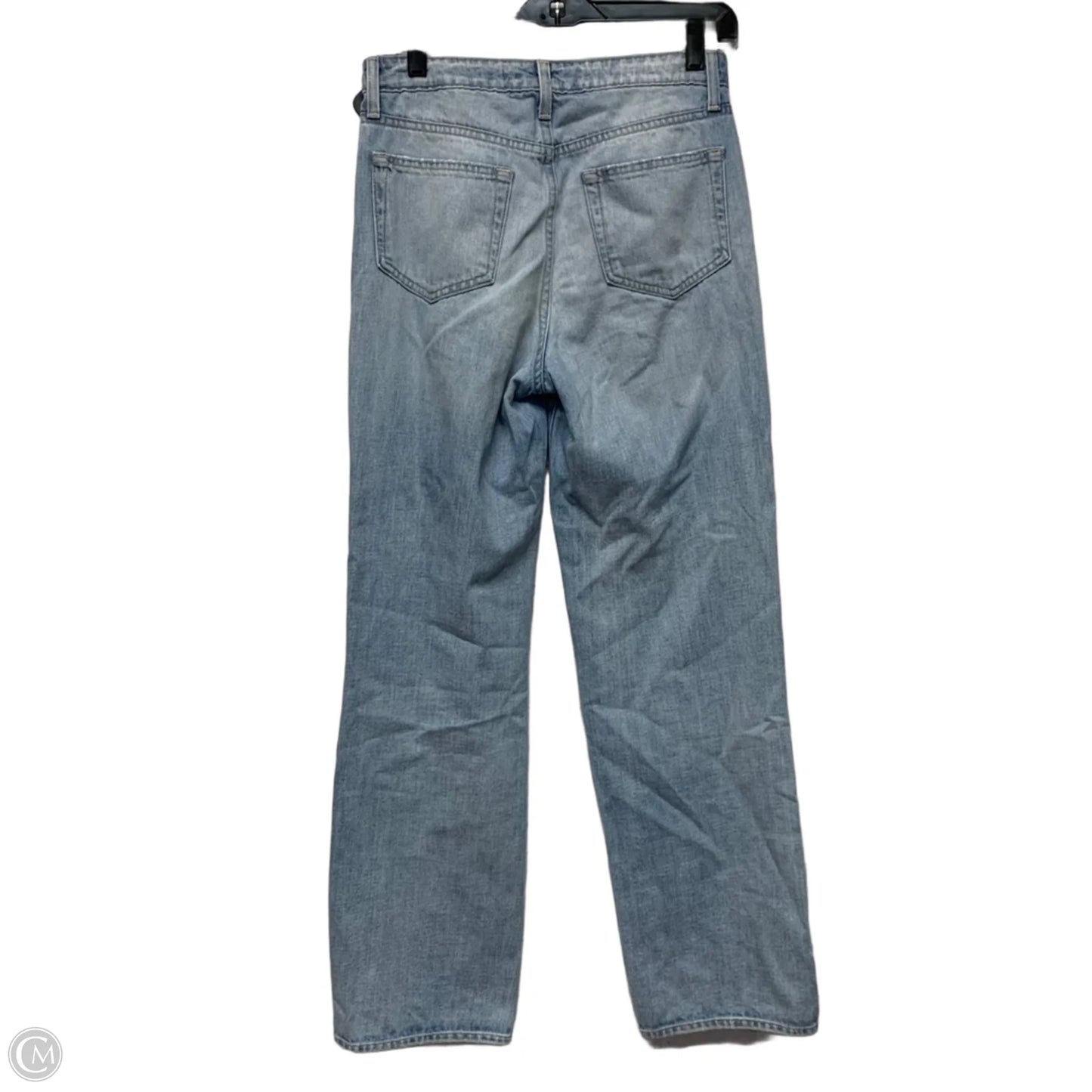 Jeans Straight By L Agence In Blue Denim, Size: 2