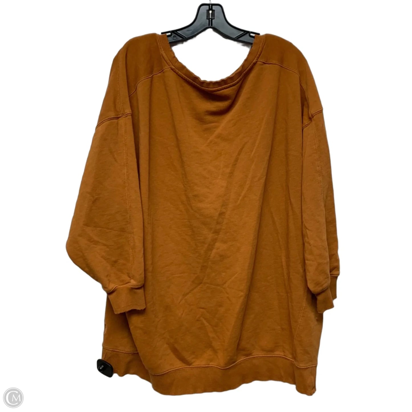 Sweatshirt Crewneck By Free People In Orange, Size: M
