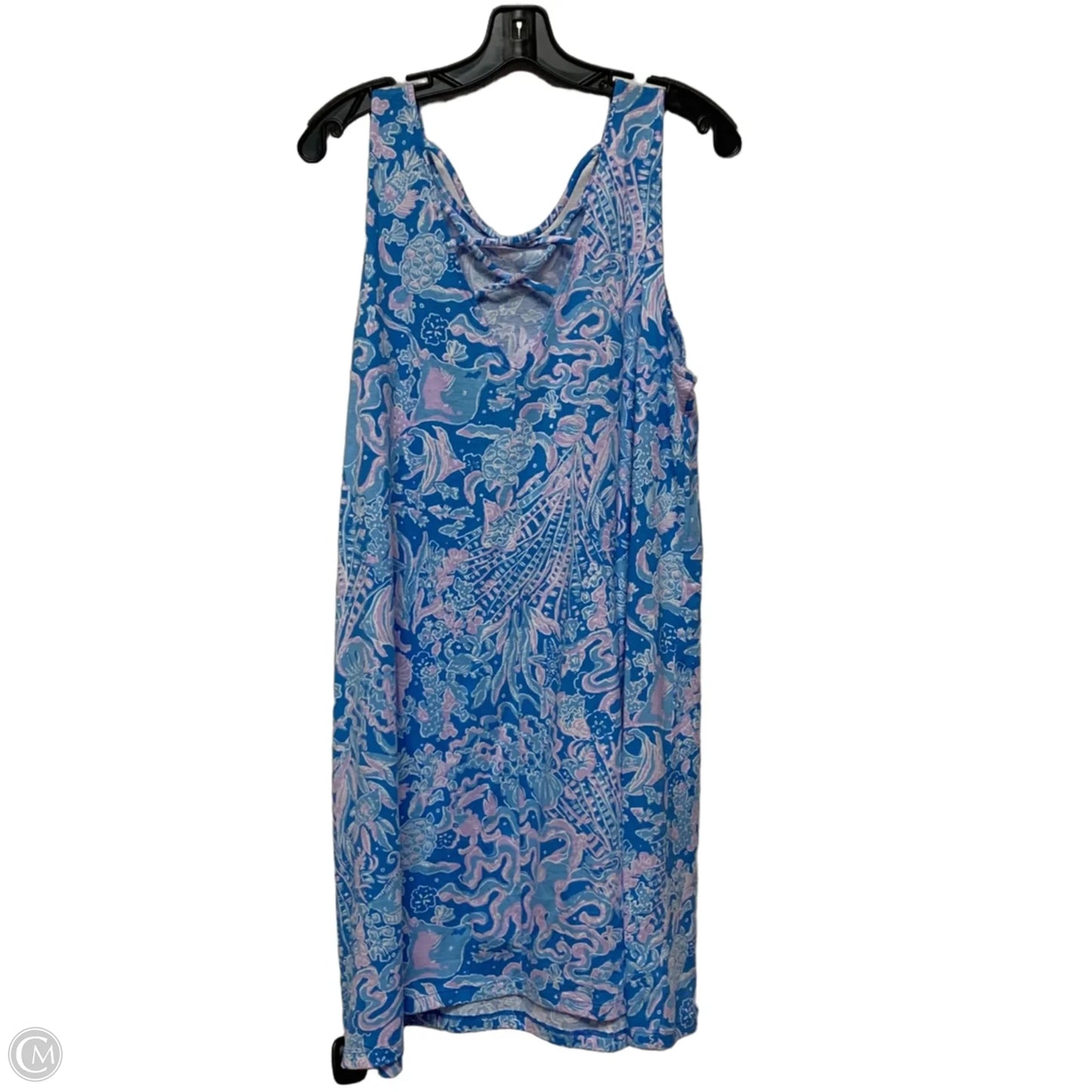Dress Designer By Lilly Pulitzer In Blue & Purple, Size: Xl
