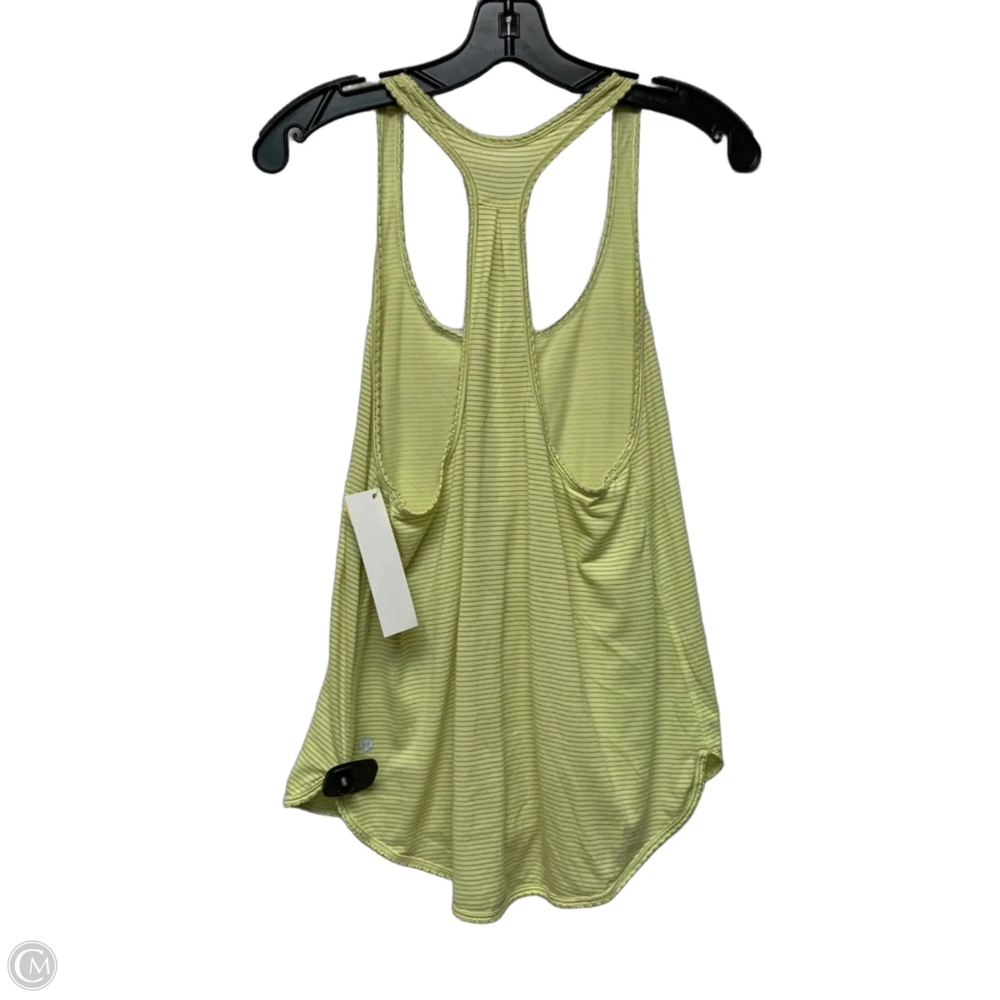 Athletic Tank Top By Lululemon In Yellow, Size: S