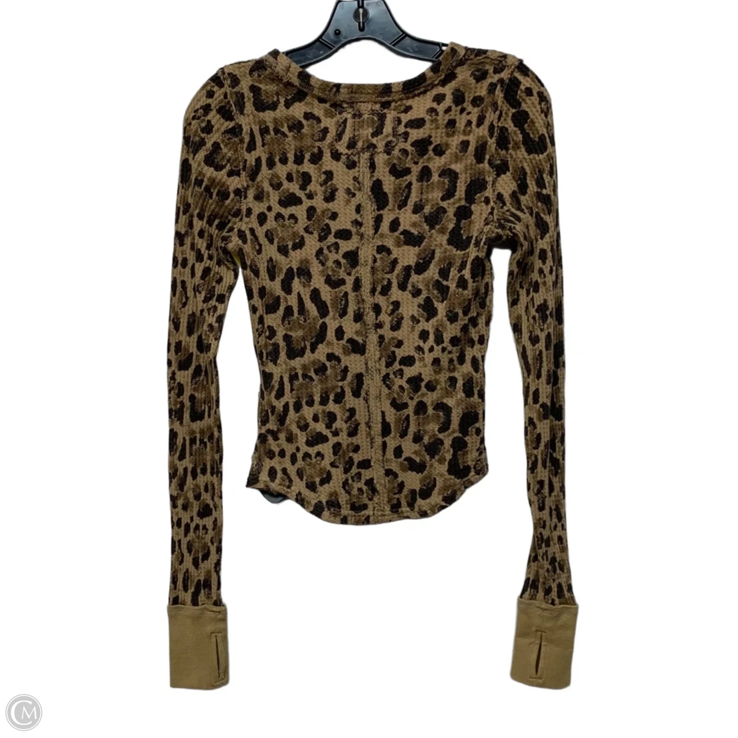 Top Long Sleeve By We The Free In Animal Print, Size: Xs