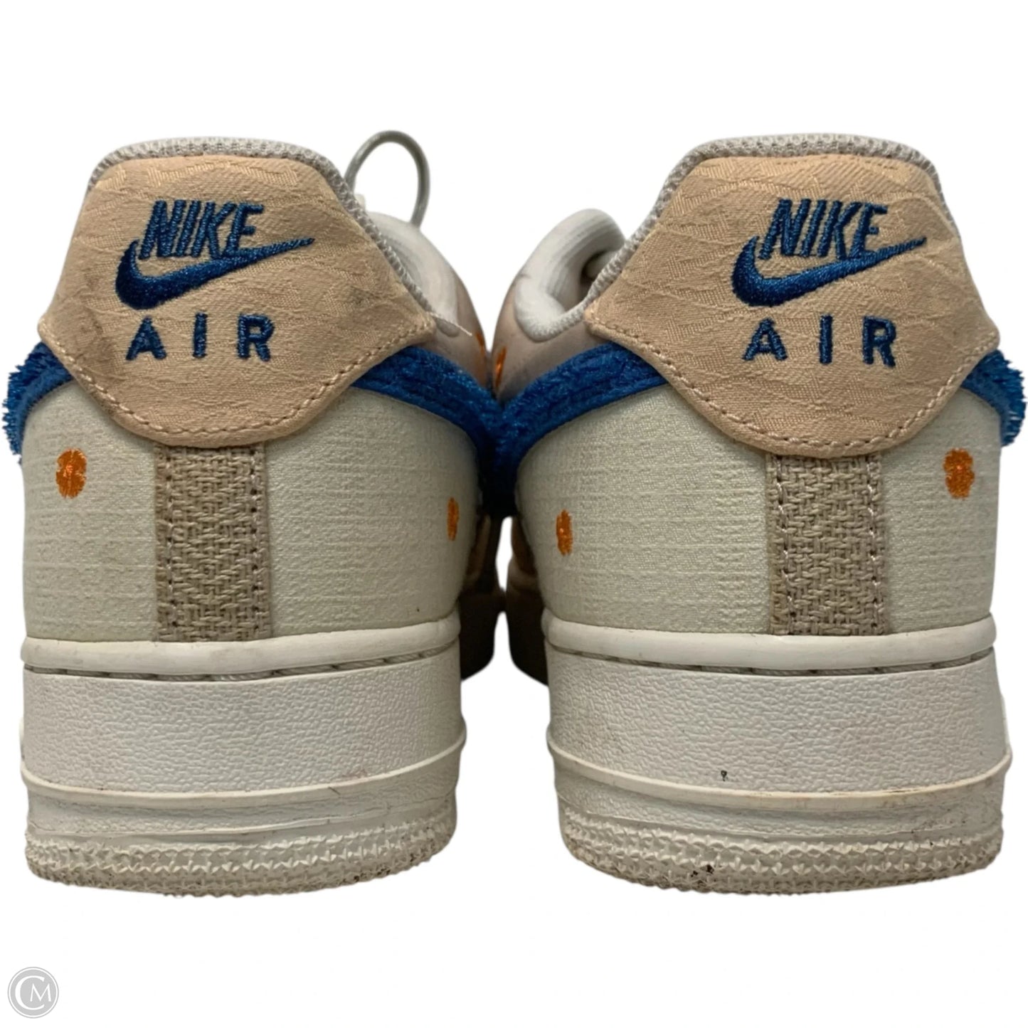 Shoes Sneakers By Nike In Blue & Cream, Size: 8.5