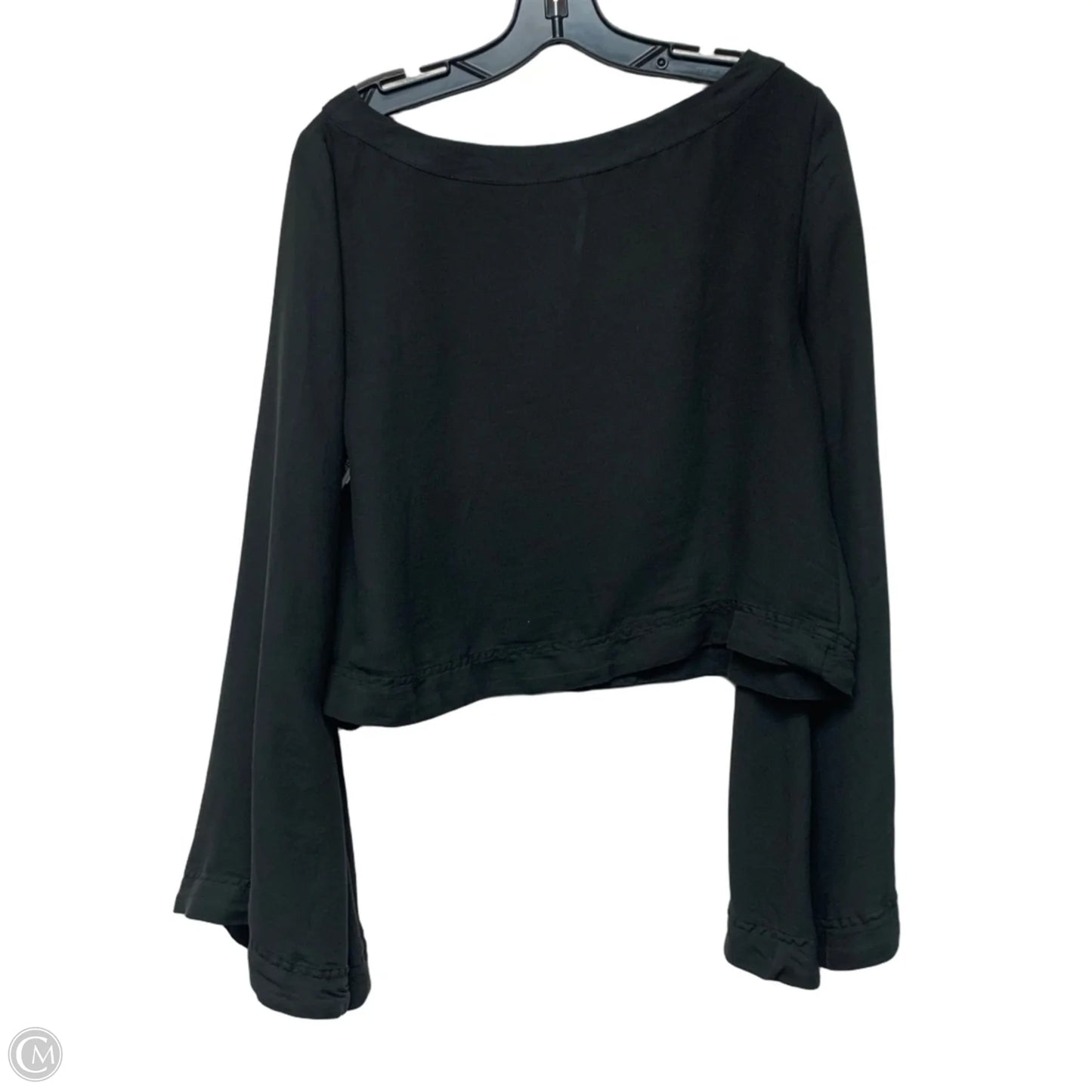 Blouse Long Sleeve By Free People In Black, Size: M
