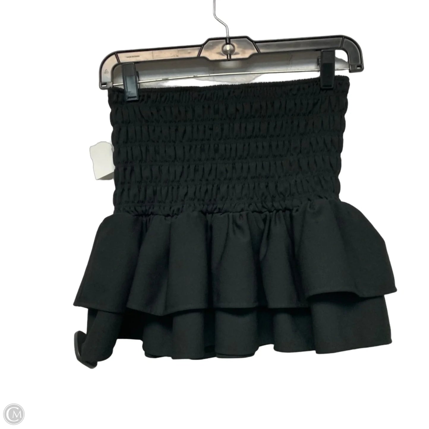 Top Sleeveless By Zara In Black, Size: S