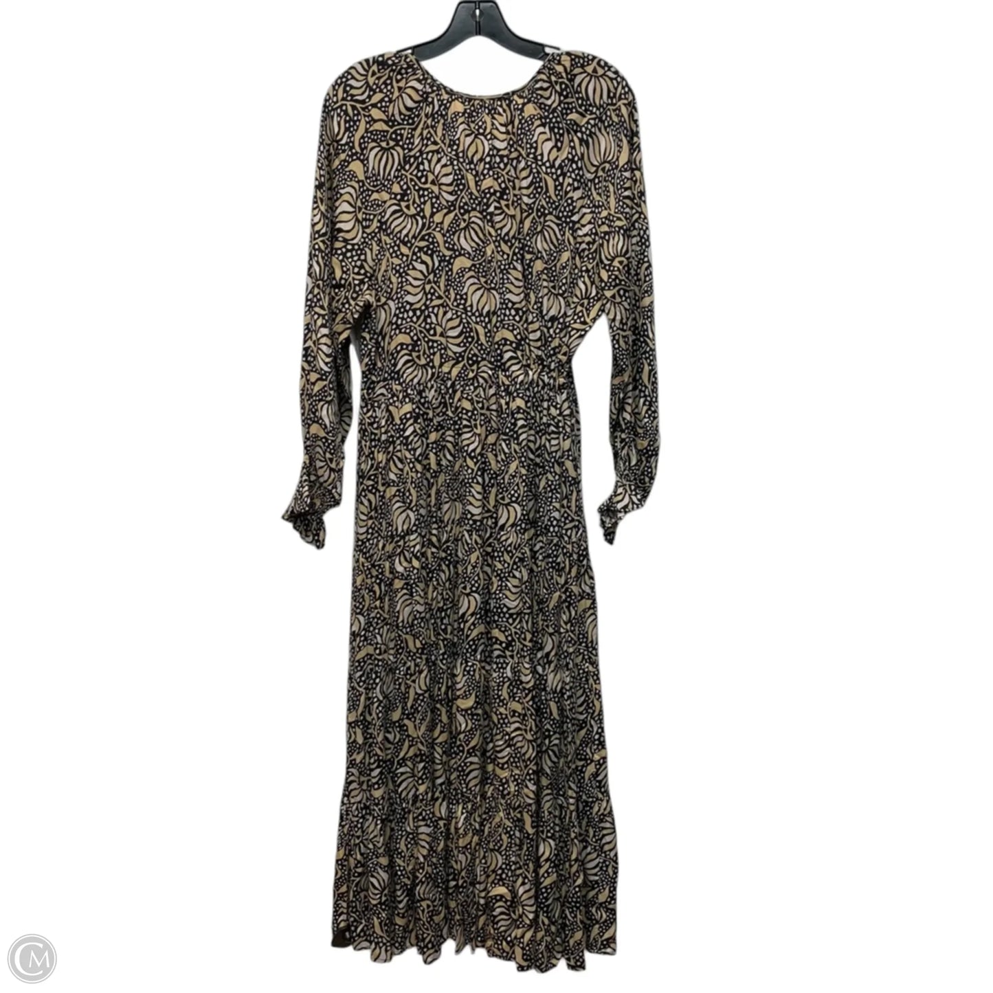 Dress Casual Maxi By Omika In Black & Cream, Size: S