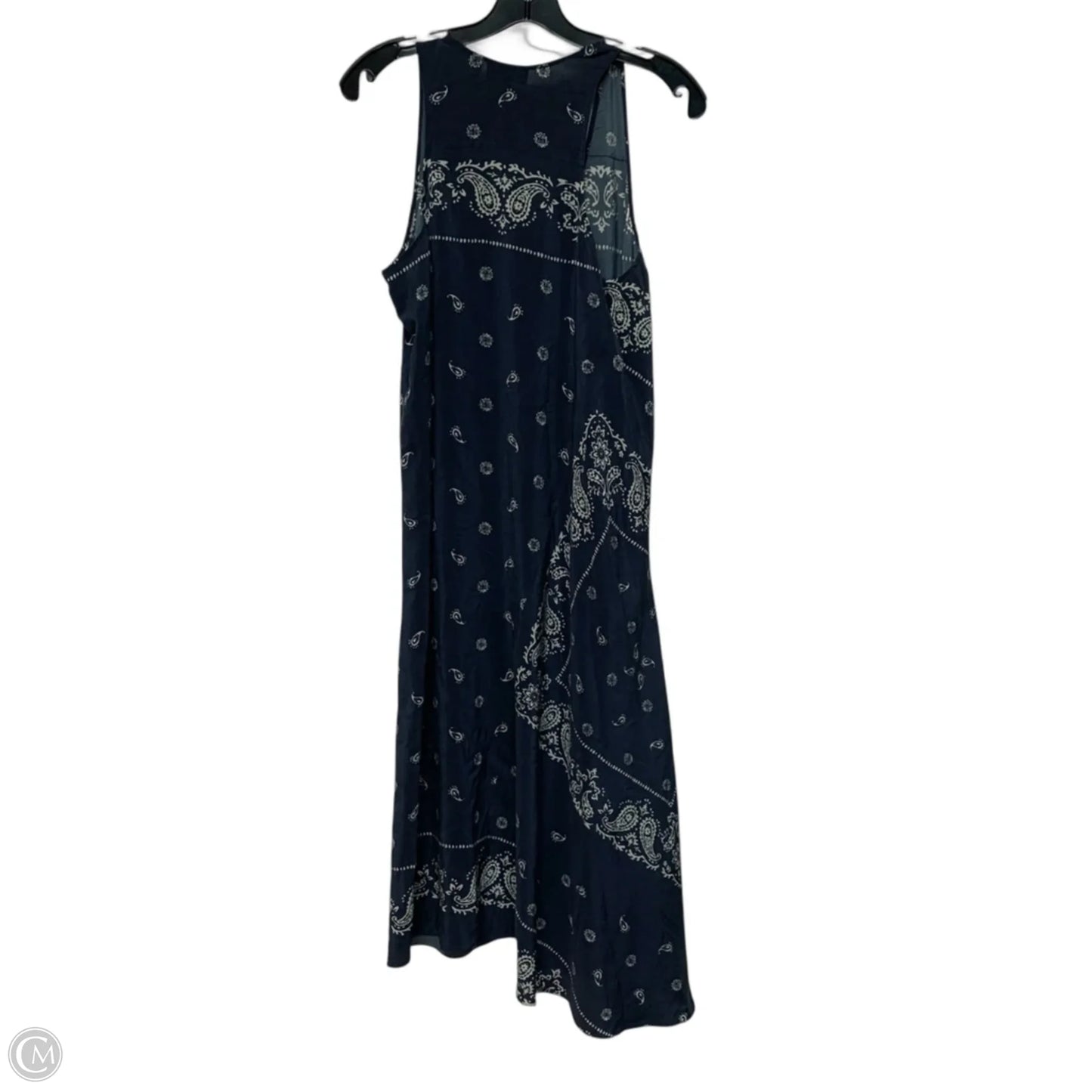 Dress Casual Midi By Theory In Blue & White, Size: L
