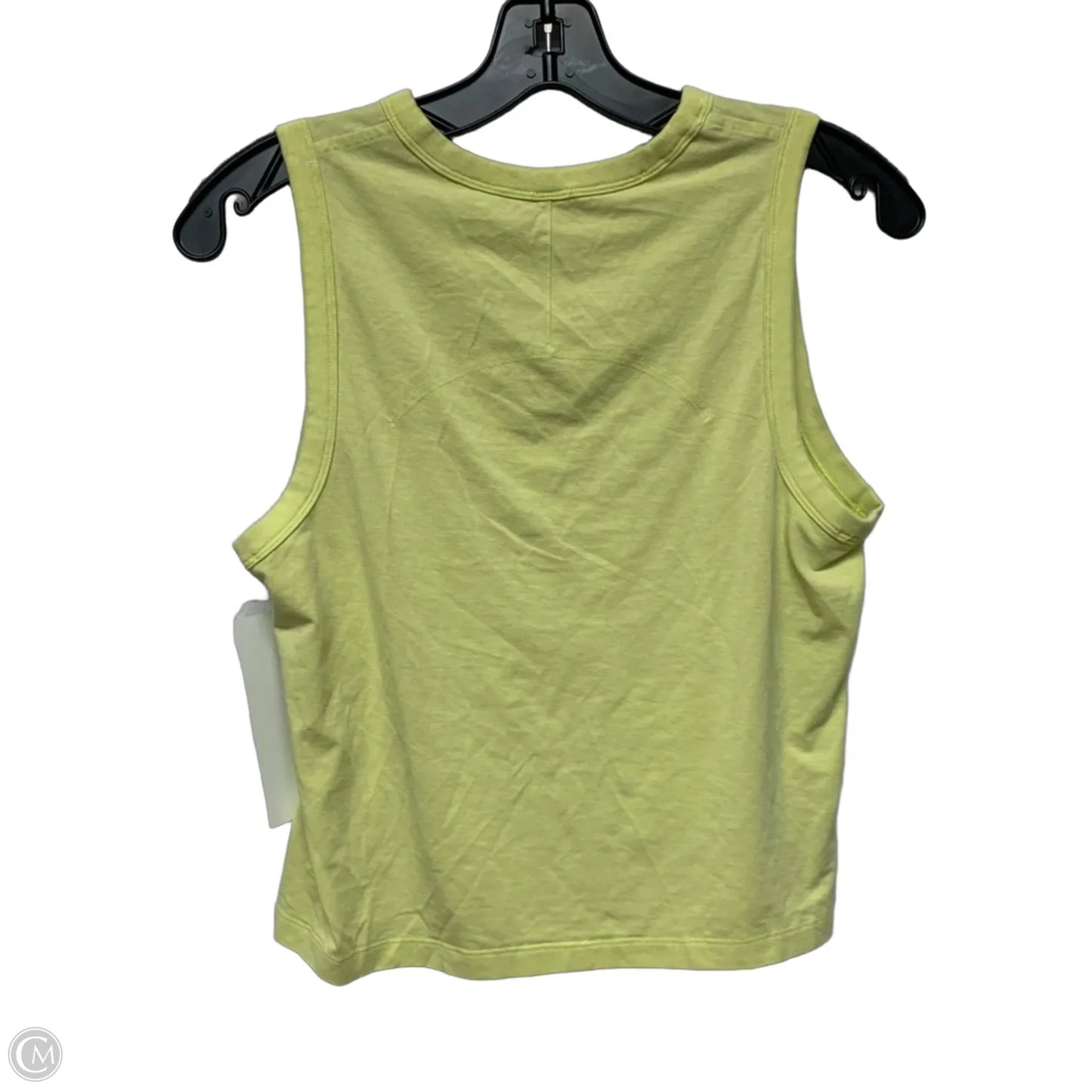 Athletic Tank Top By Lululemon In Yellow, Size: M
