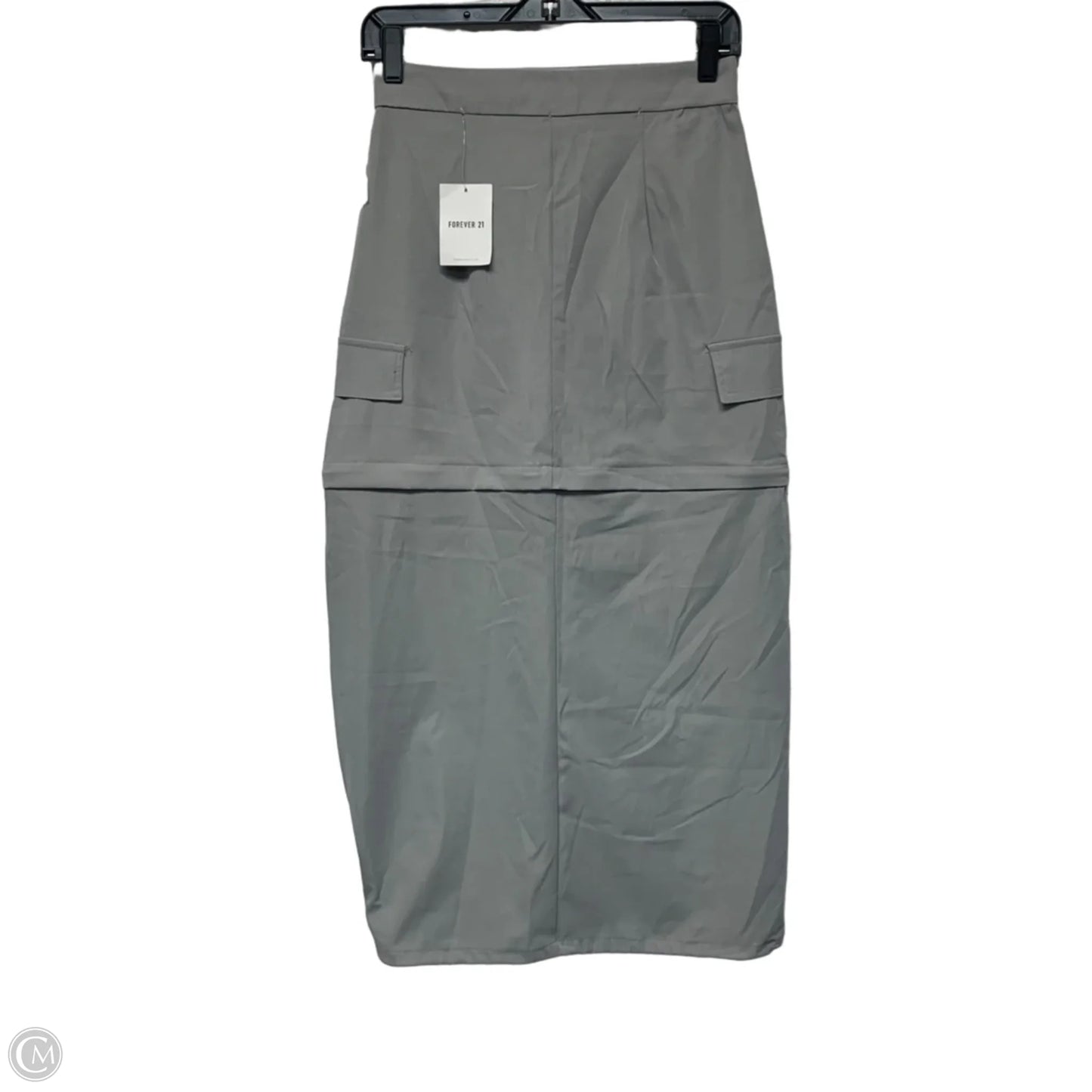 Skirt Maxi By Forever 21 In Grey, Size: Xs