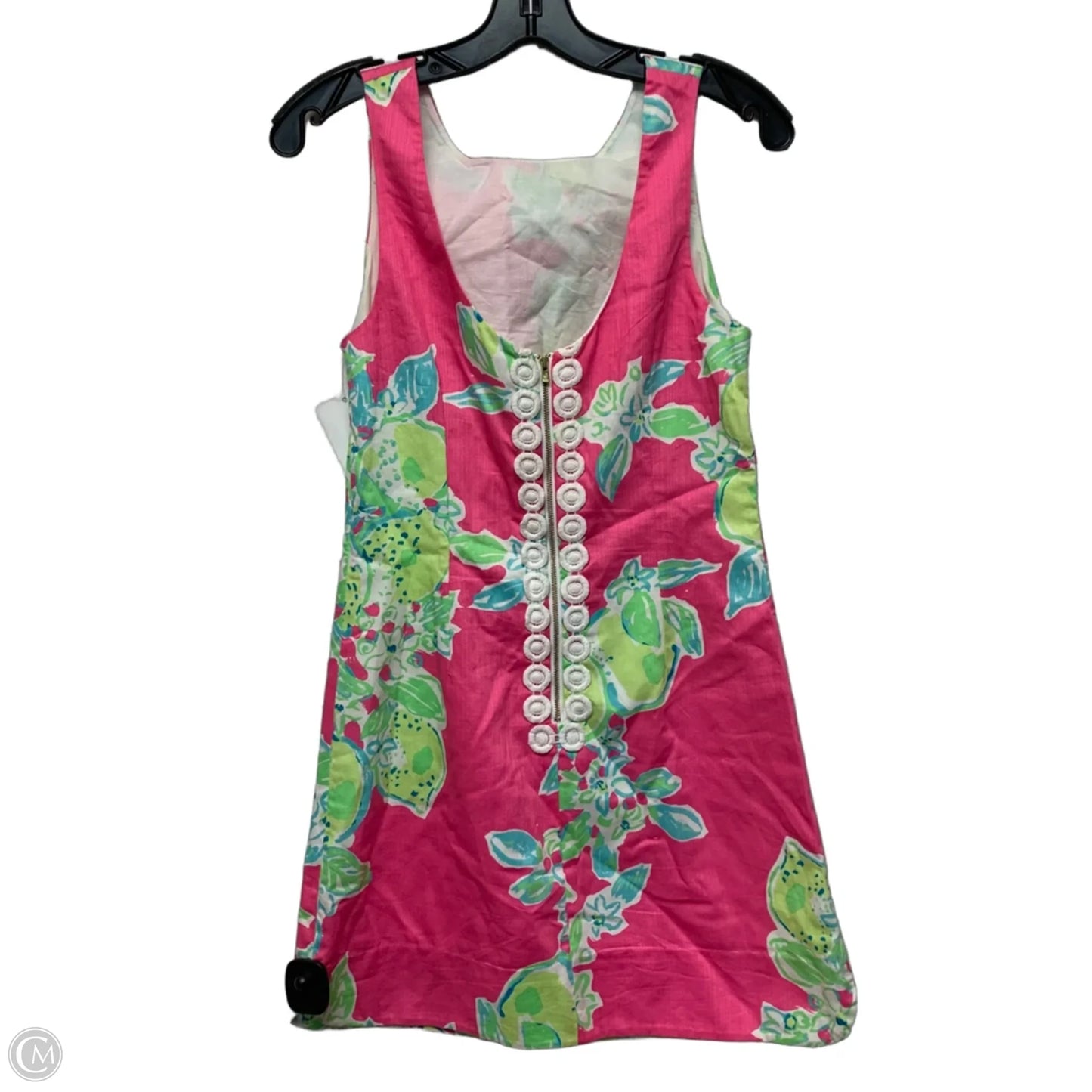 Dress Designer By Lilly Pulitzer In Green & Pink, Size: Xs