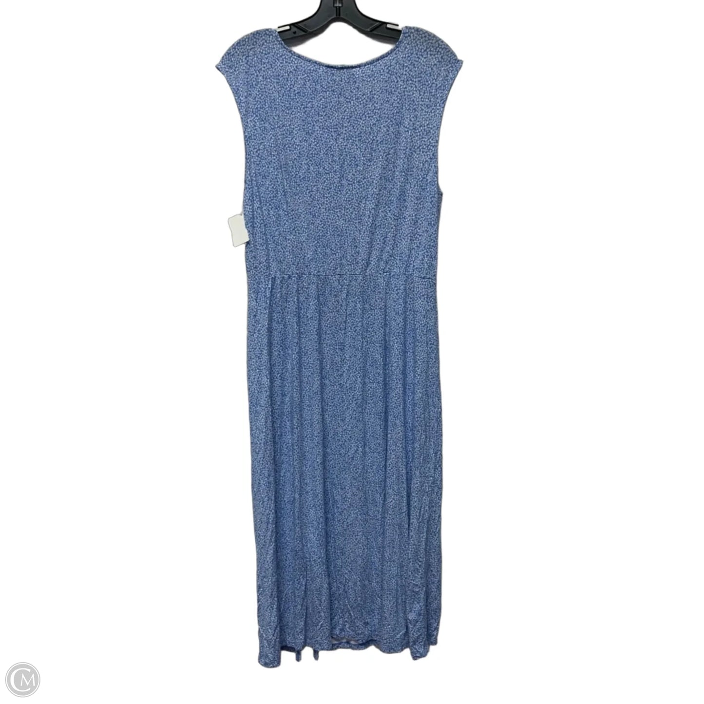 Dress Casual Maxi By Loft In Blue & White, Size: Xl