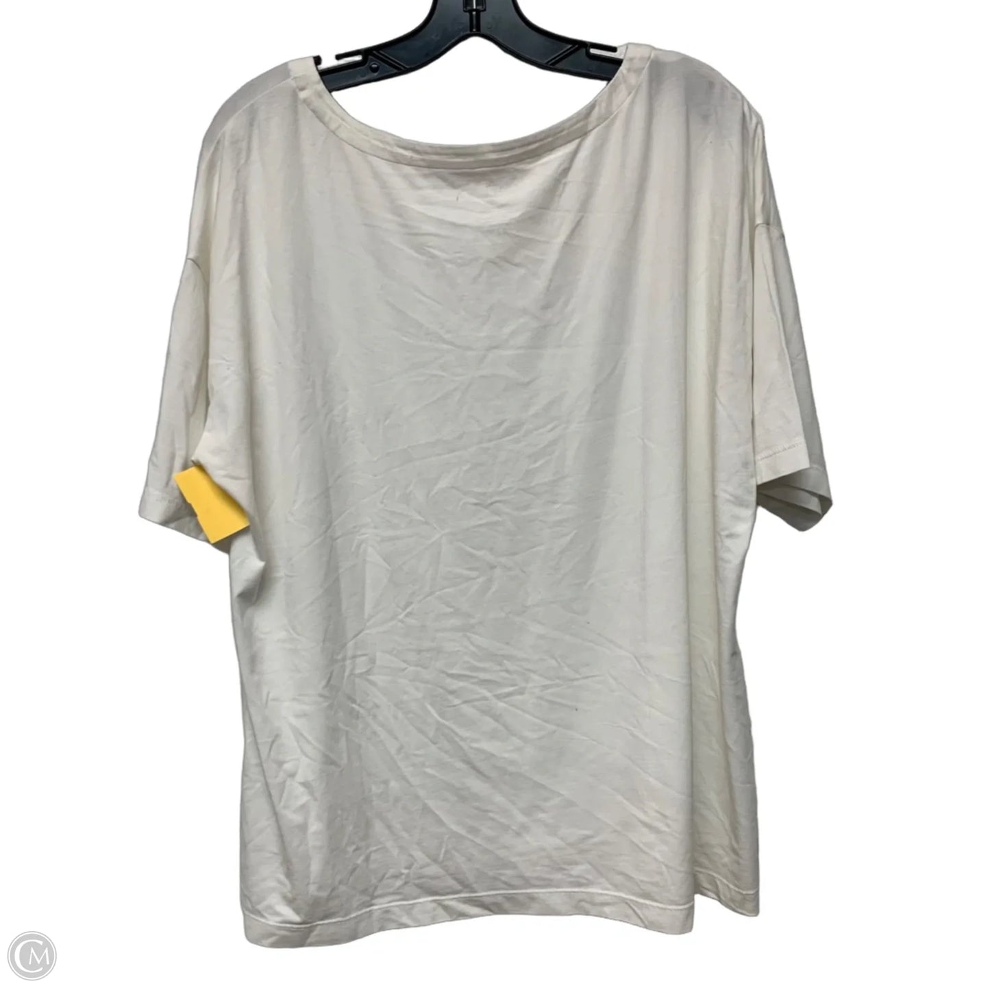 Top Short Sleeve Basic By J. Jill In White, Size: Xl