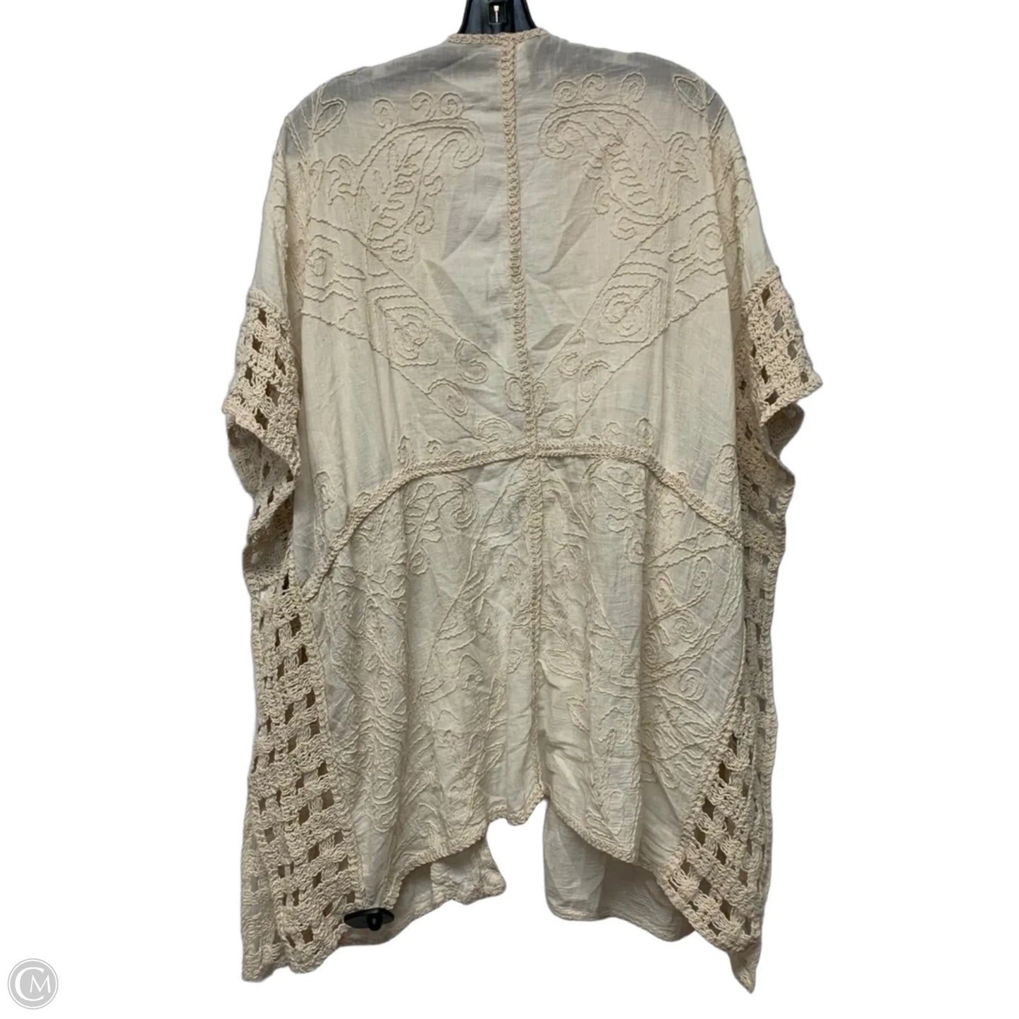 Kimono By Chicos In Cream, Size: L