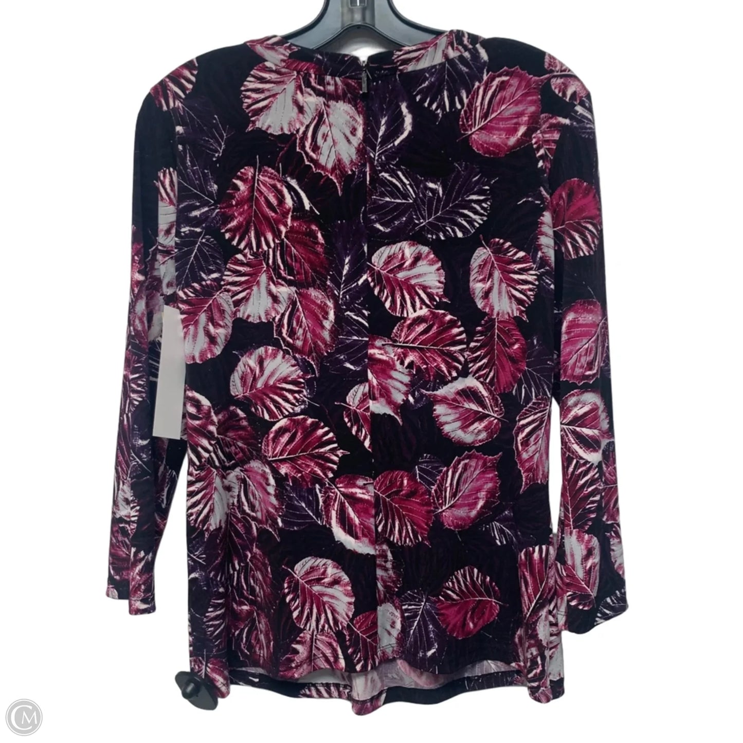 Top Long Sleeve Designer By Karl Lagerfeld In Purple, Size: S