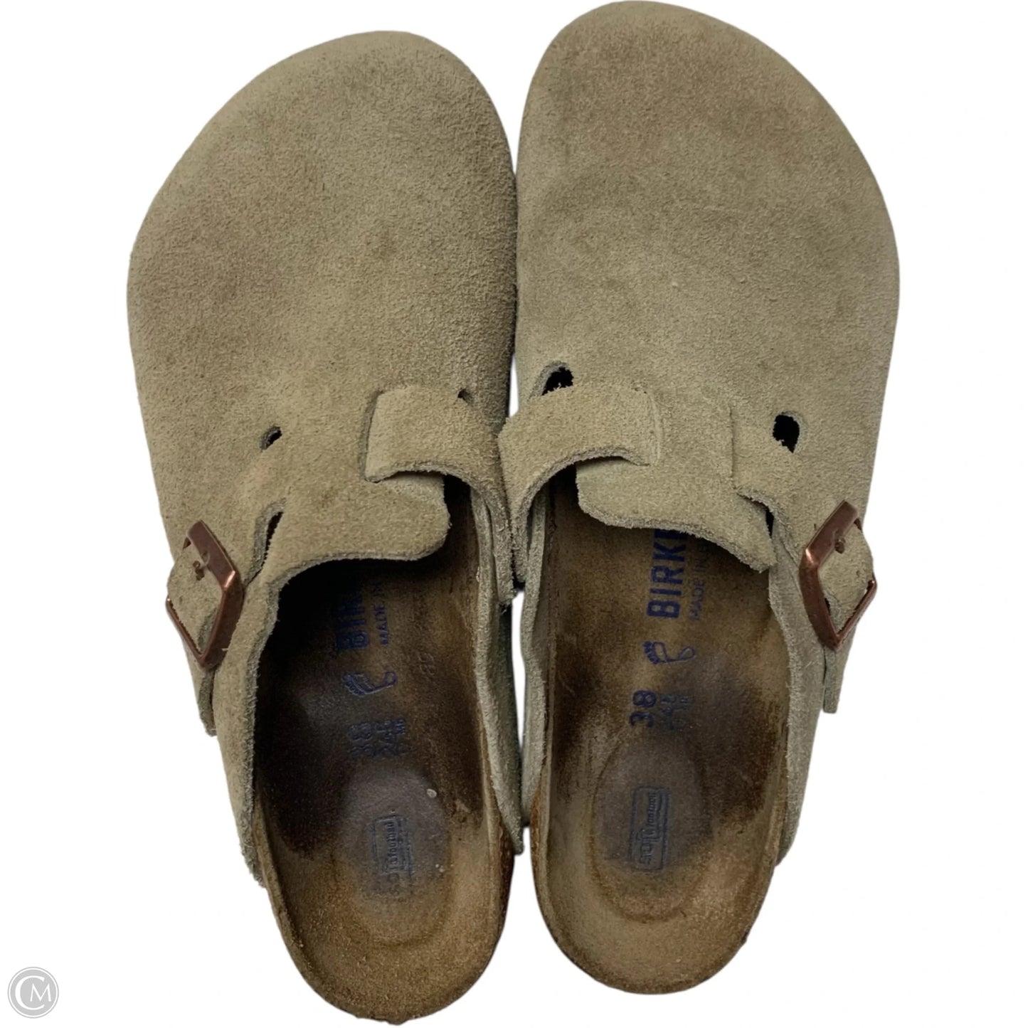 Shoes Flats By Birkenstock In Tan, Size: 7