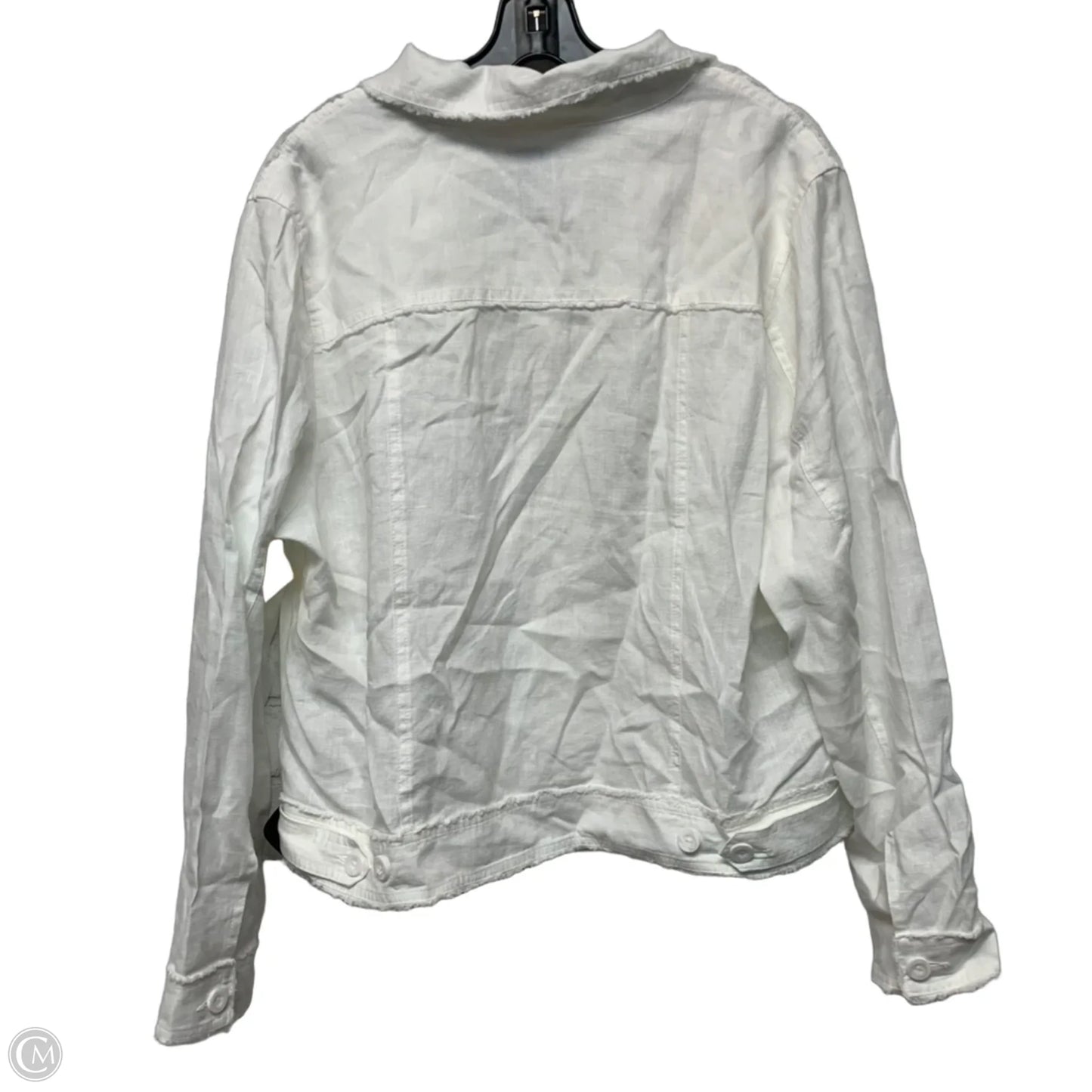 Jacket Shirt By Tommy Bahama In White, Size: Xl