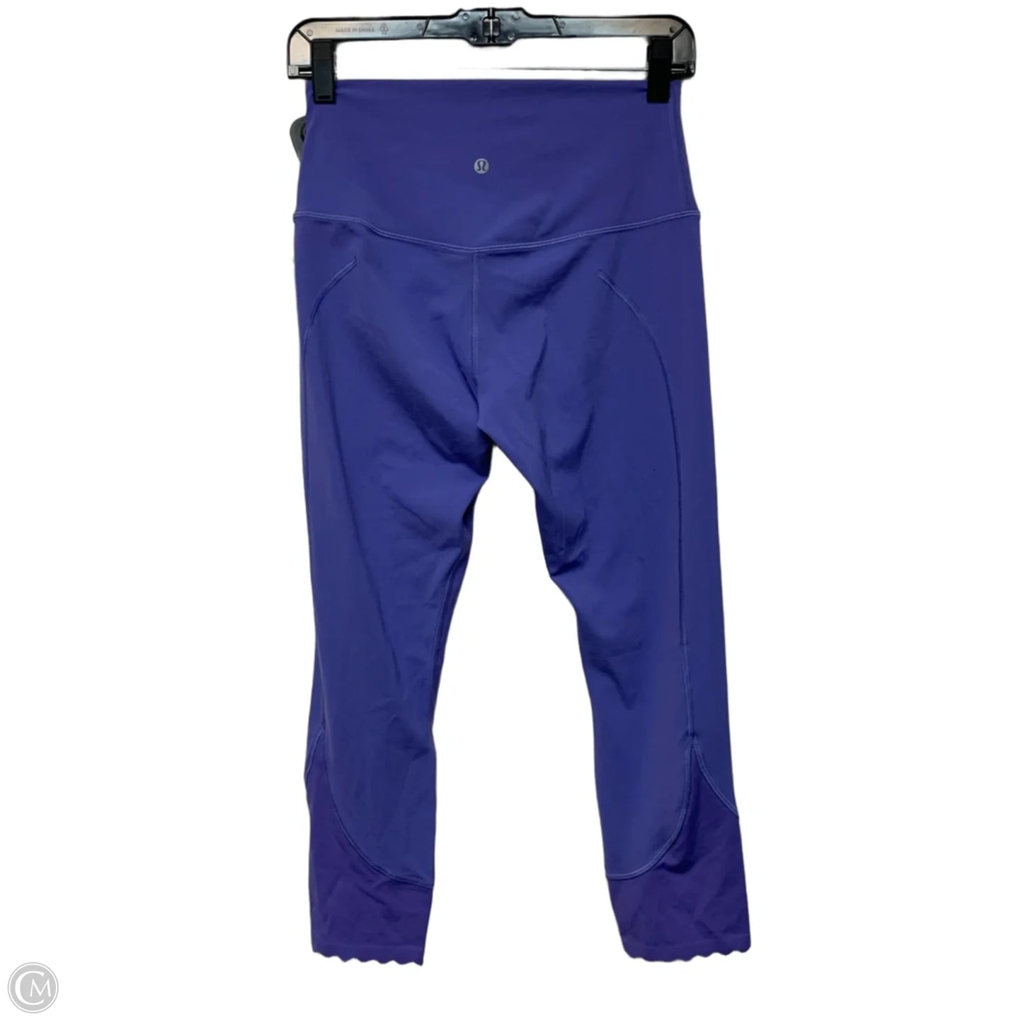Athletic Leggings Capris By Lululemon In Purple, Size: M
