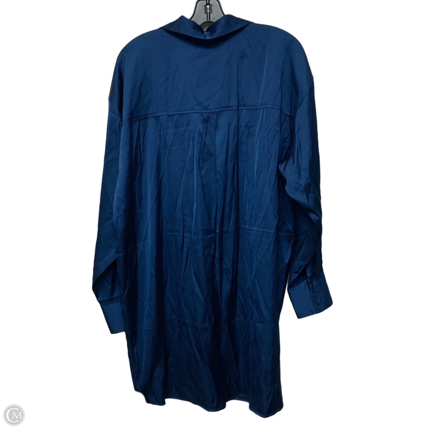 Tunic Long Sleeve By Abercrombie And Fitch In Blue, Size: L