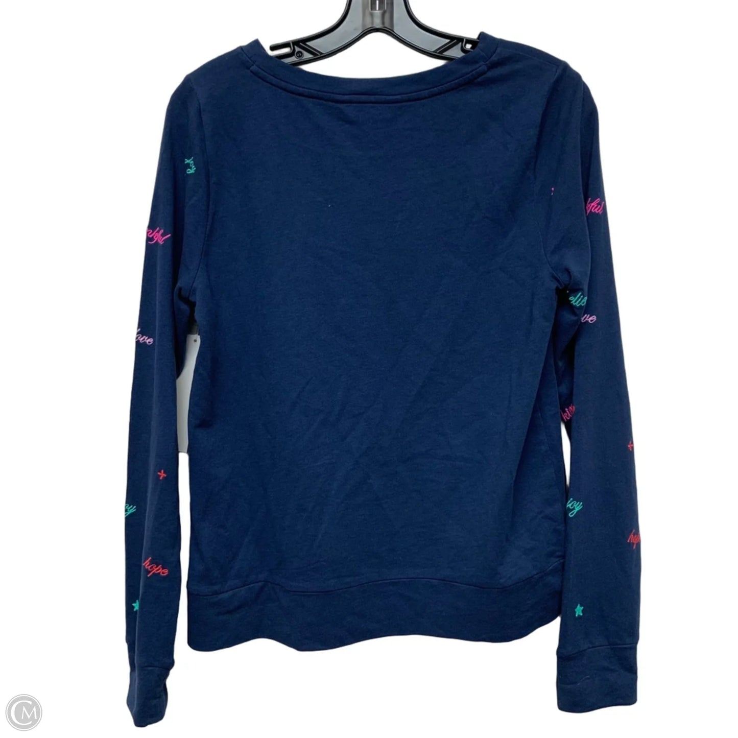 Top Long Sleeve Designer By Lilly Pulitzer In Navy, Size: S