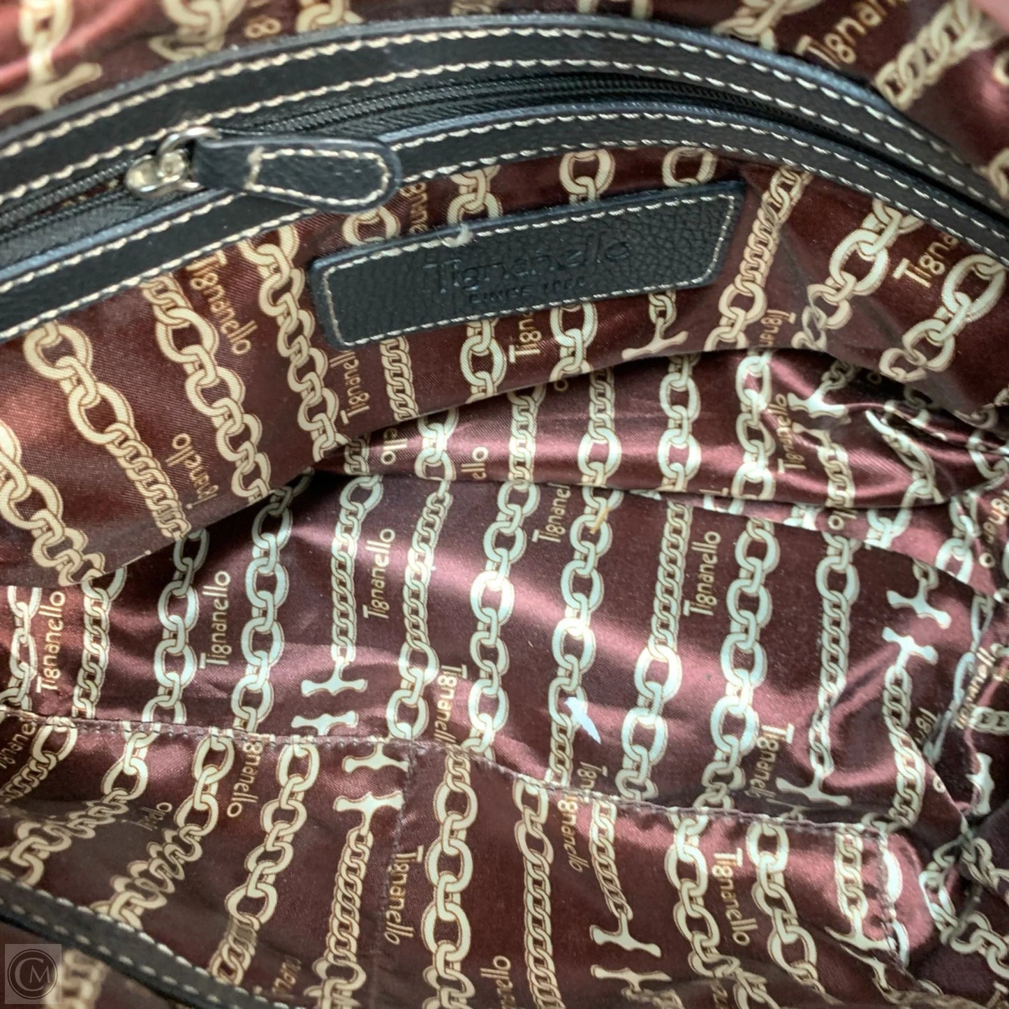Handbag Leather By Tignanello Purses, Size: Medium