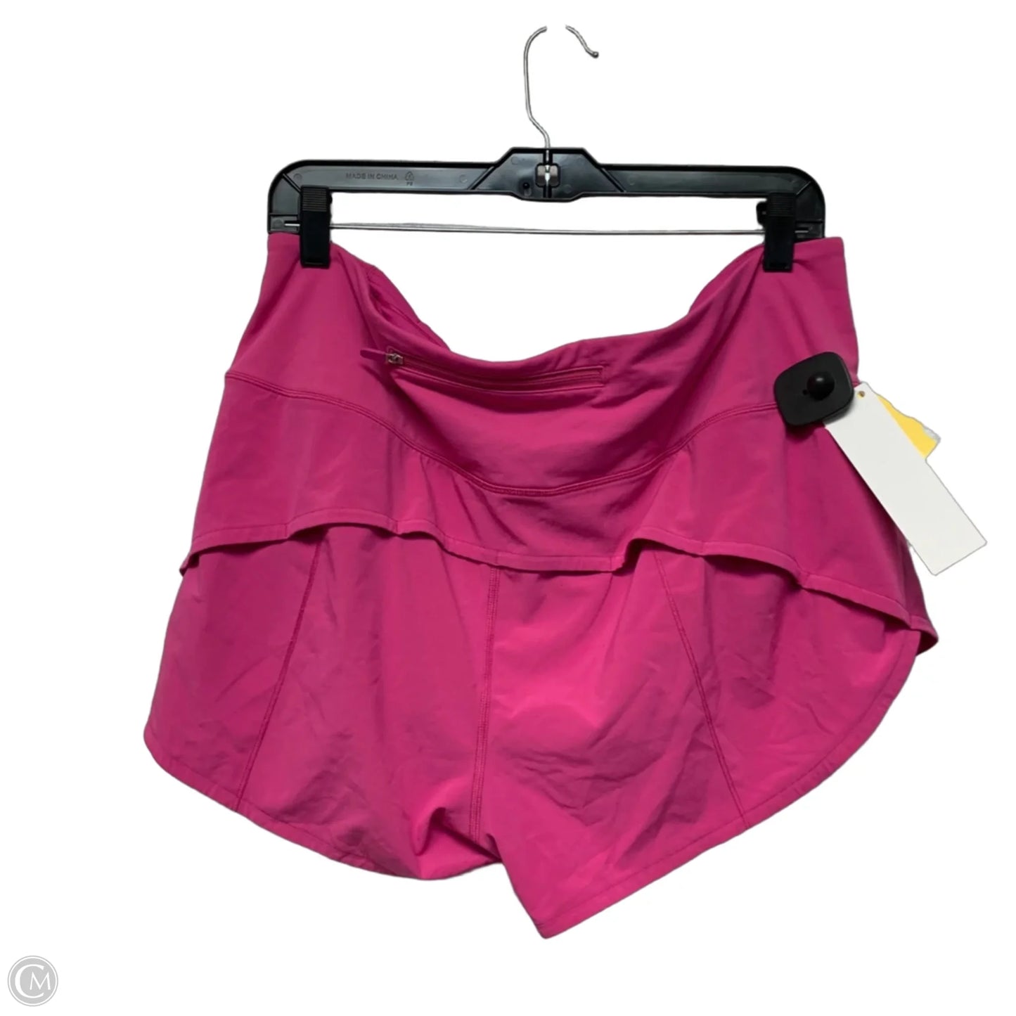 Athletic Shorts By Lululemon In Pink, Size: L