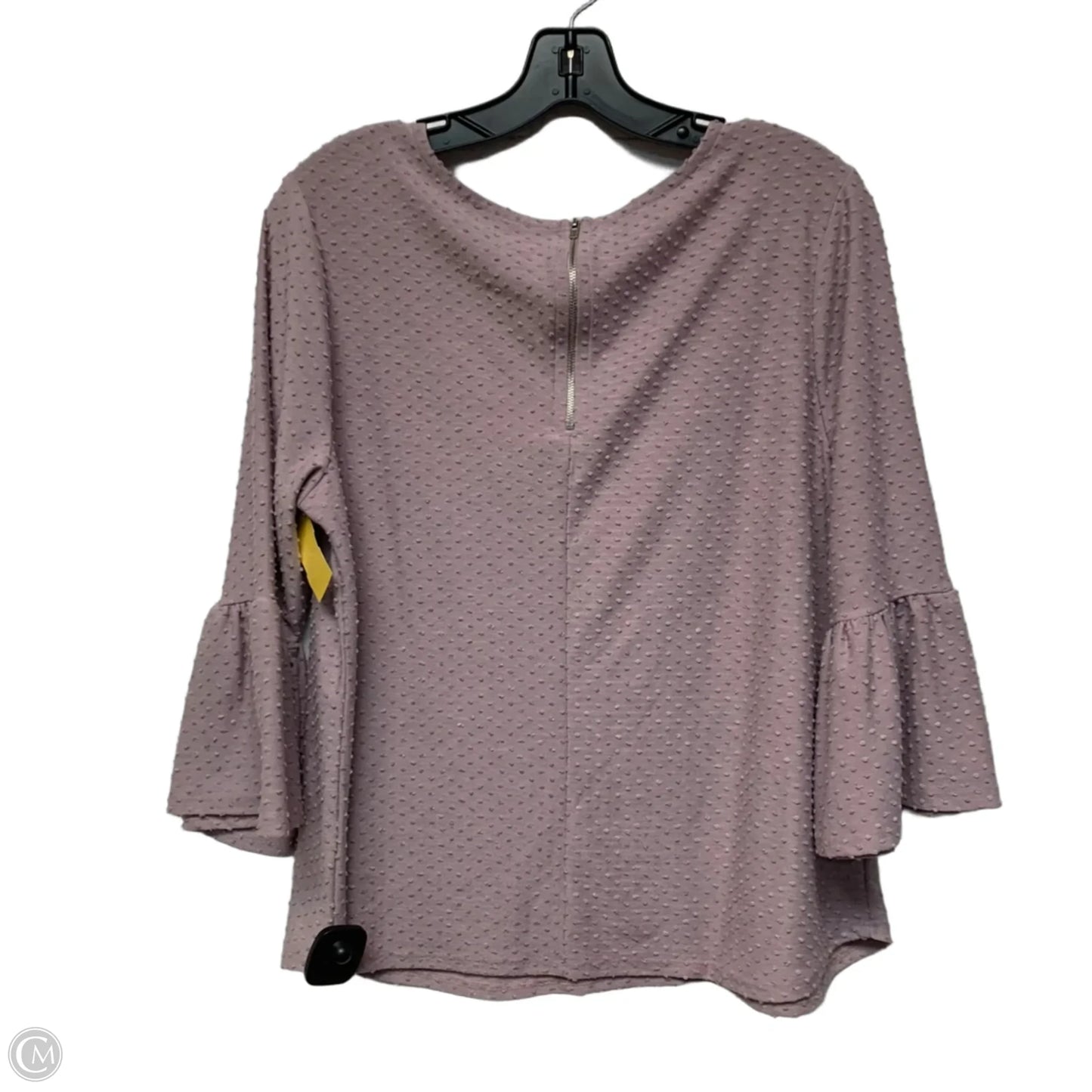 Top Long Sleeve By W5 In Purple, Size: L