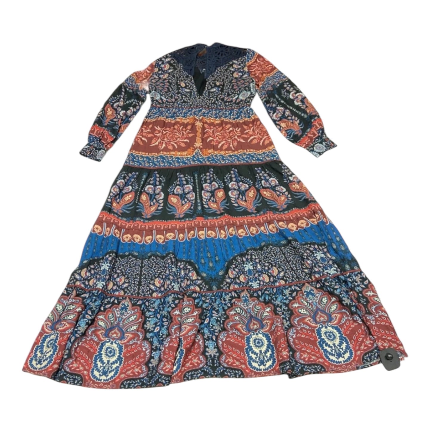 Dress Designer By Farm Rio In Black & Brown, Size: S