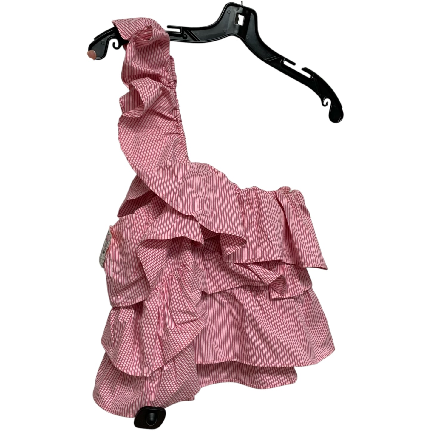 Top Sleeveless By Maeve In Pink & White, Size: S